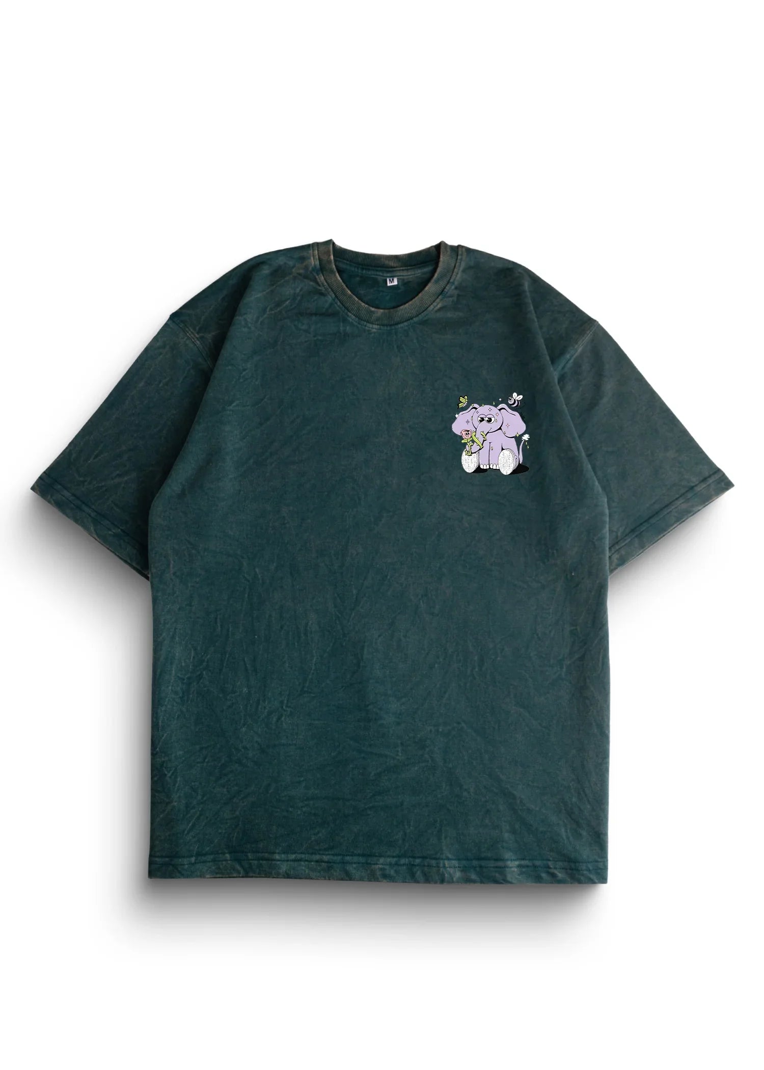 Something beautiful Acid Wash Oversized T-Shirt - Bellbum
