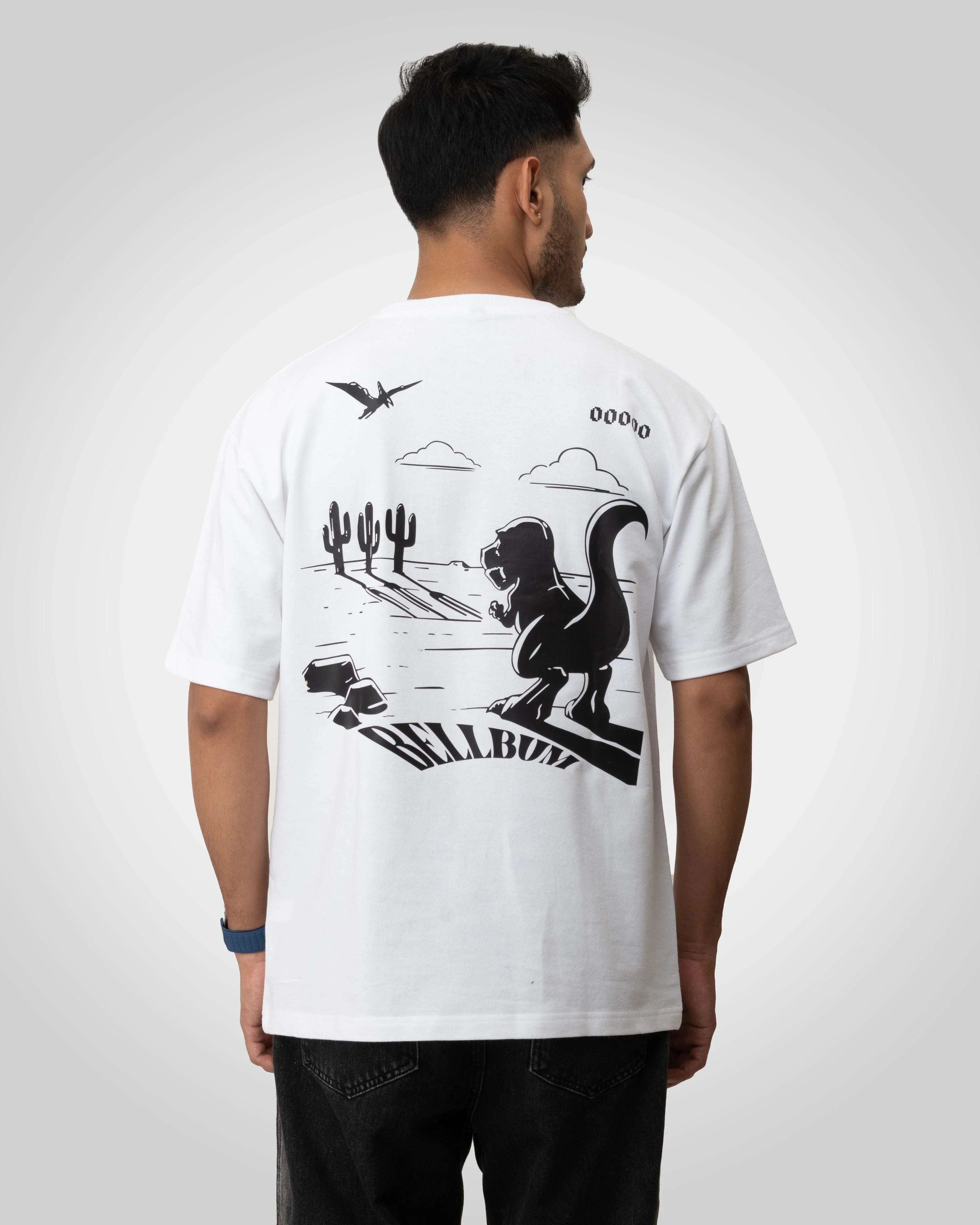 No internet graphic Unisex oversized T-shirt - Bellbum