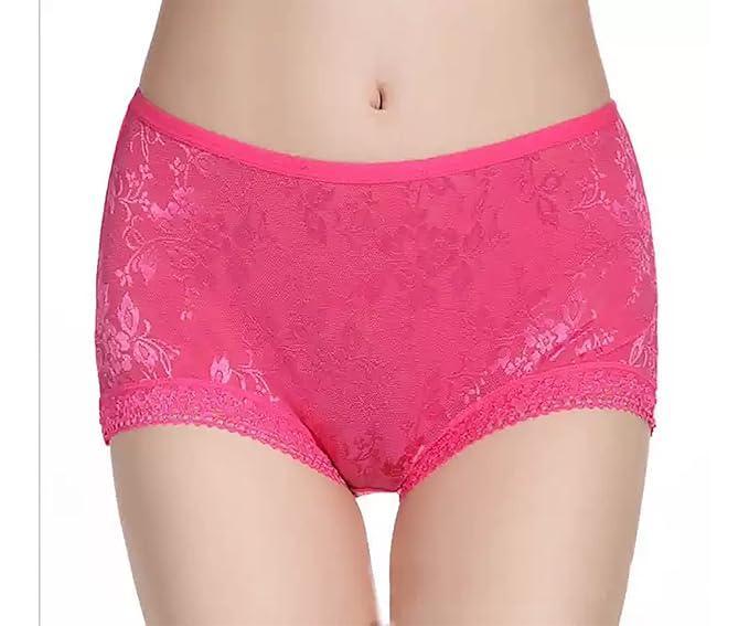 Women Girls Full Coverage Lace Hipster Panty Underwear Briefs - Bellbum