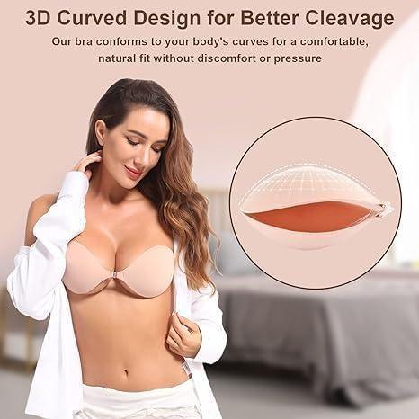 Front Open Sticky Padded Cup Bra - Bellbum
