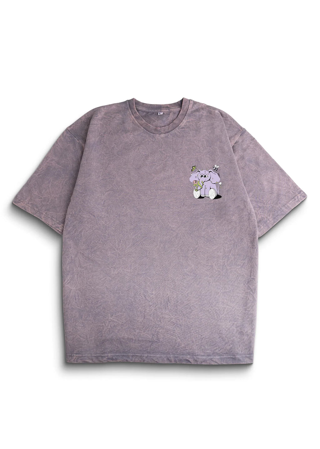 Something beautiful Acid Wash Oversized T-Shirt - Bellbum