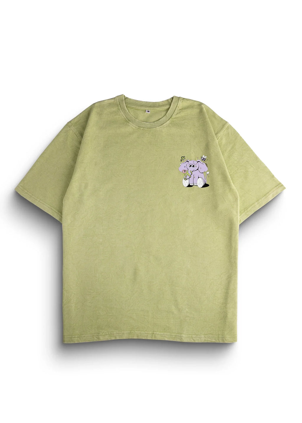 Something beautiful Acid Wash Oversized T-Shirt - Bellbum
