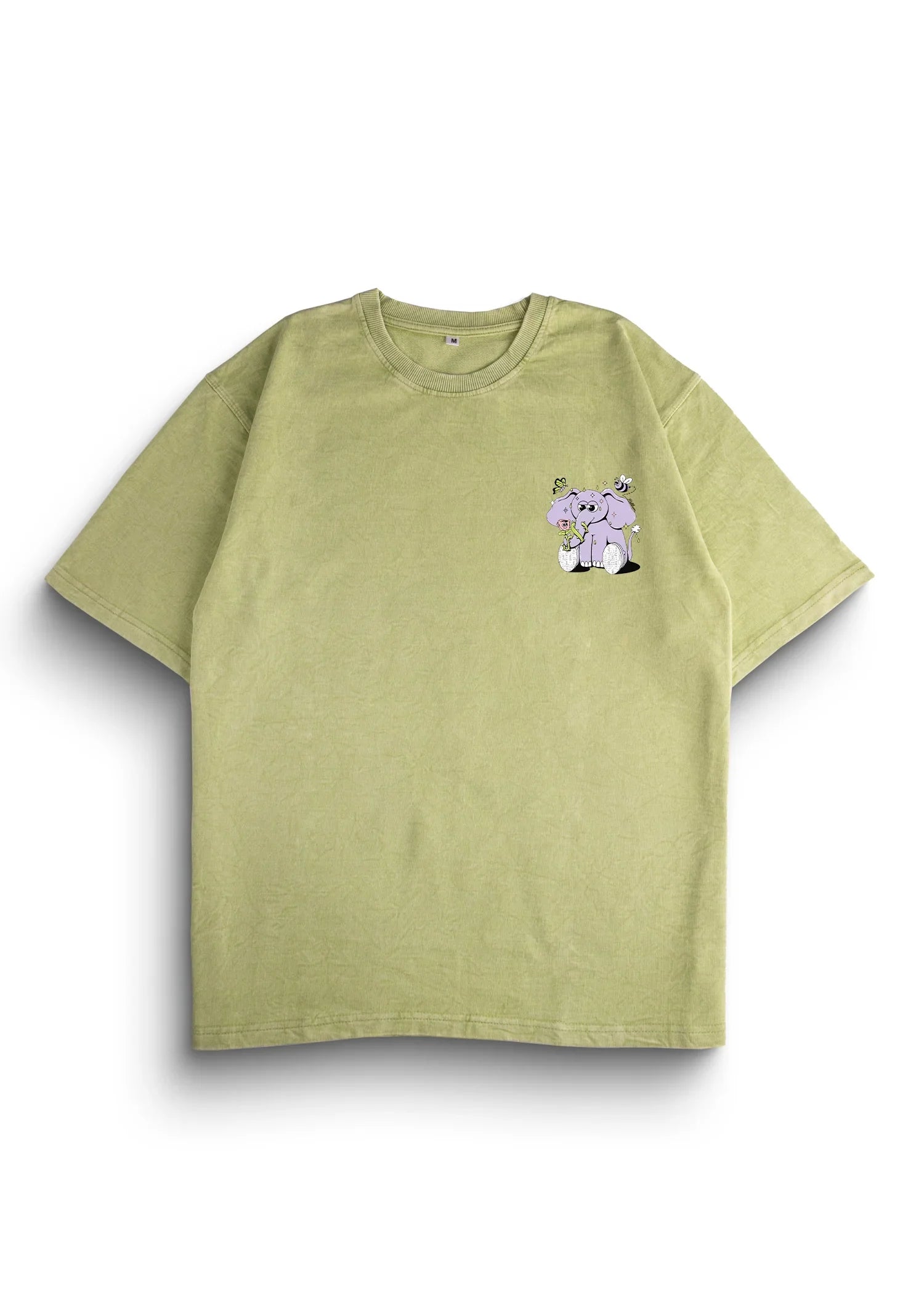 Something beautiful Acid Wash Oversized T-Shirt - Bellbum