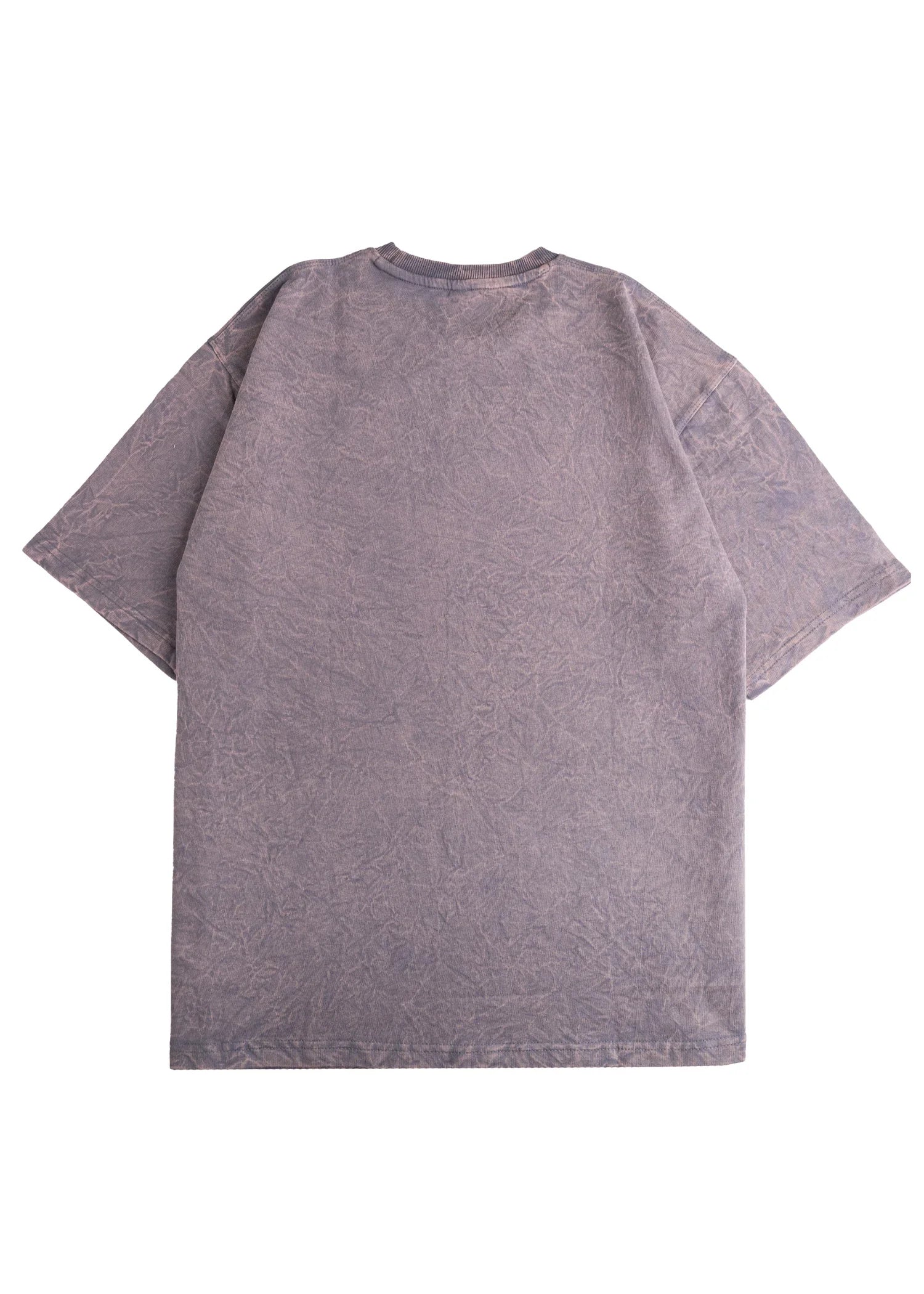 Ash Plum Acid Wash Oversized T-Shirt - Bellbum