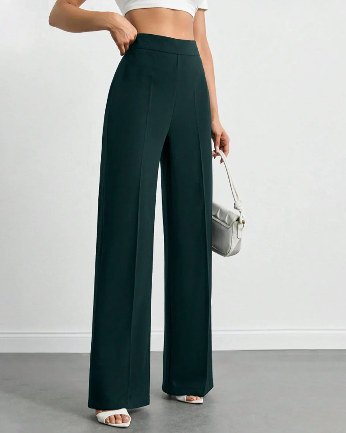 Bellbum Casual Trouser Bottle Green Lycra - Bellbum