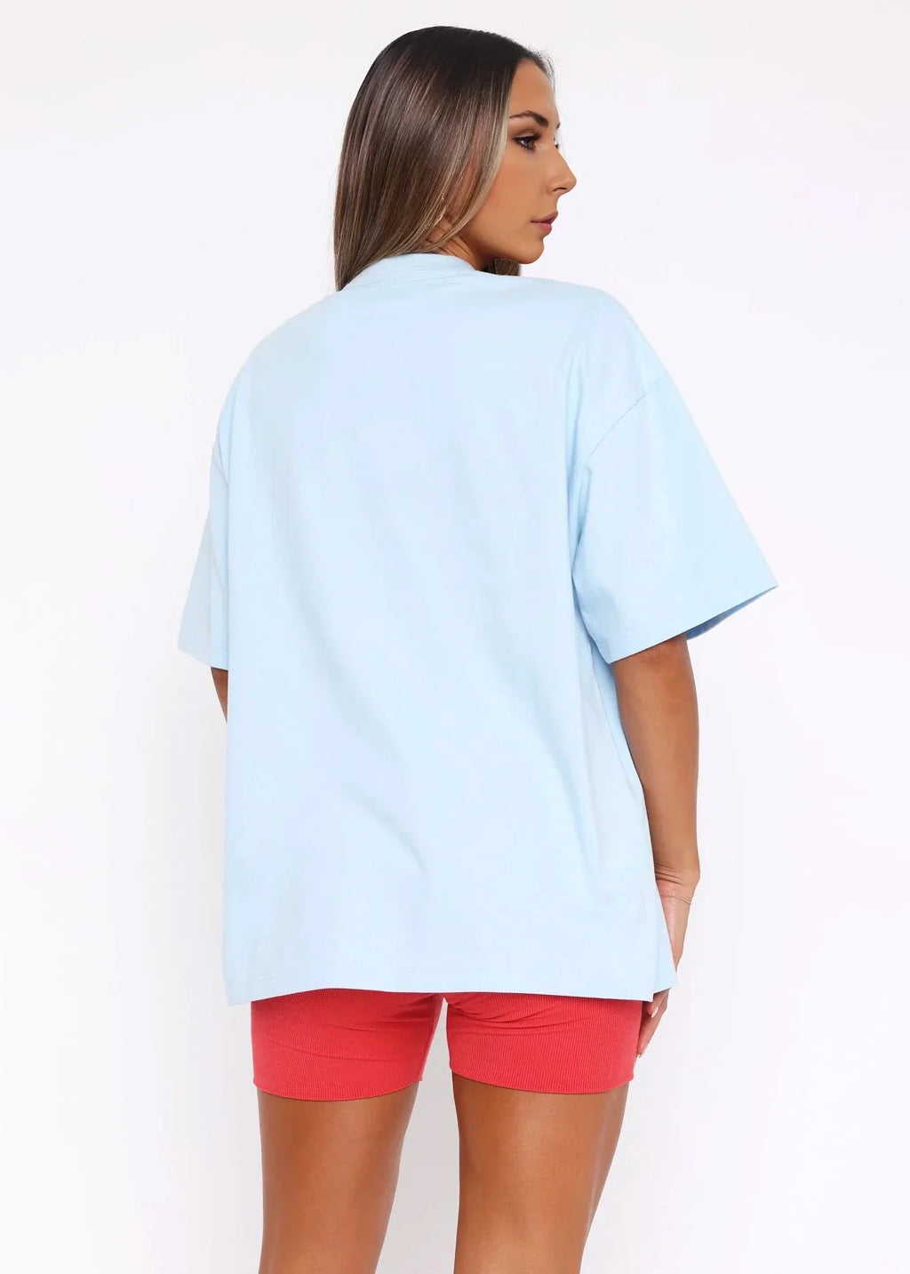 Looking Hot Oversized Tee | Beige Unisex Cotton Streetwear - Bellbum