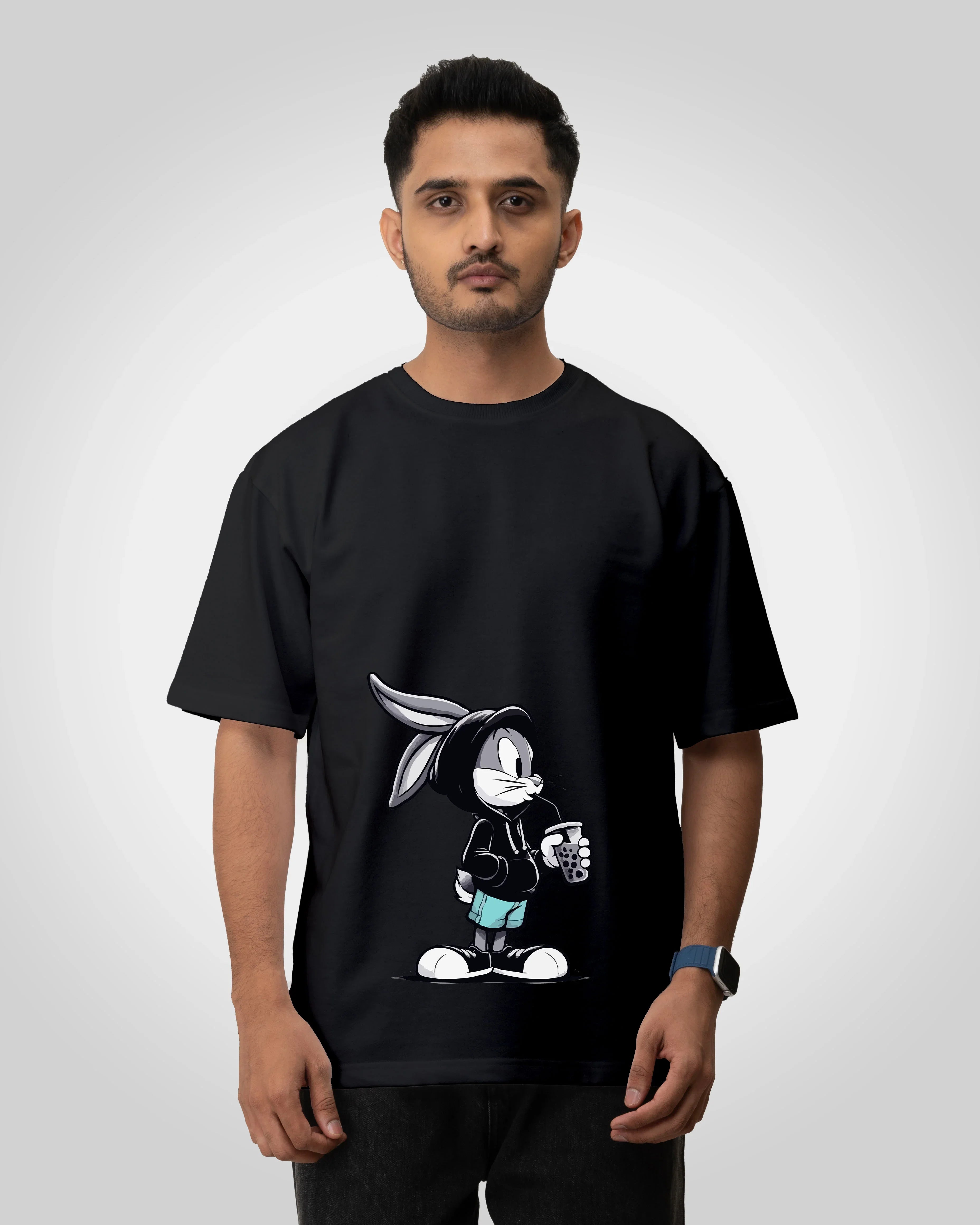 Boba Bunny Unisex t-shirt oversized t-shirt - Bellbum
