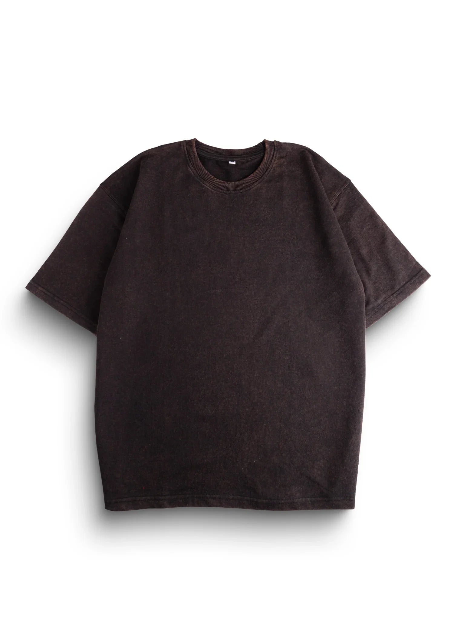 Coal Dust Acid Wash Oversized T-Shirt - Bellbum