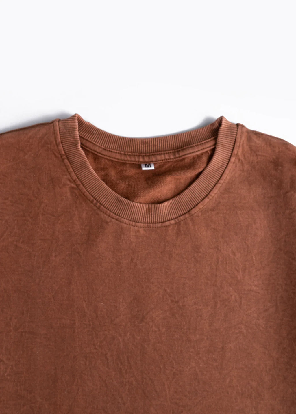 Cocoa Dust Acid Wash Oversized T-Shirt - Bellbum