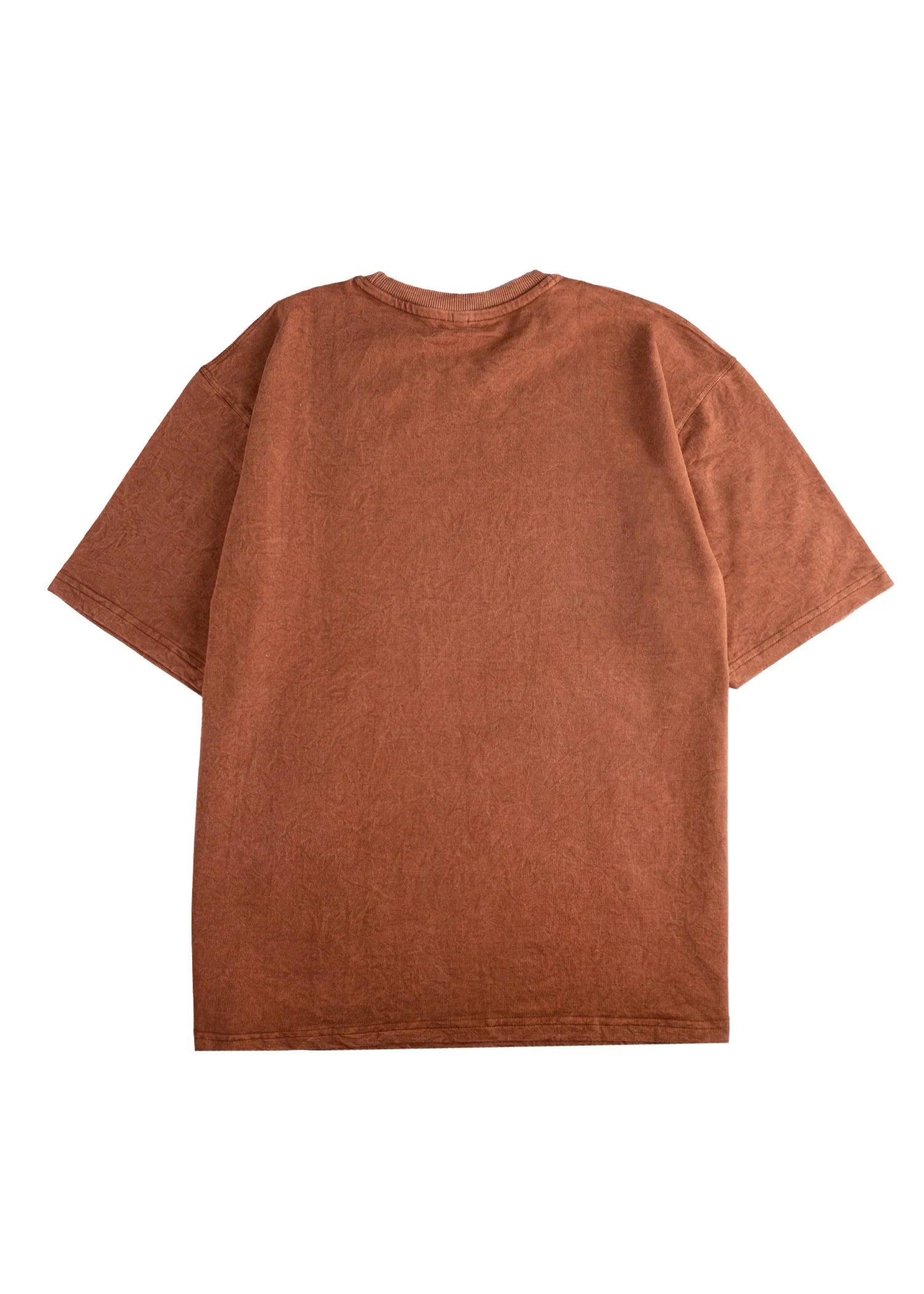 Cocoa Dust Acid Wash Oversized T-Shirt - Bellbum