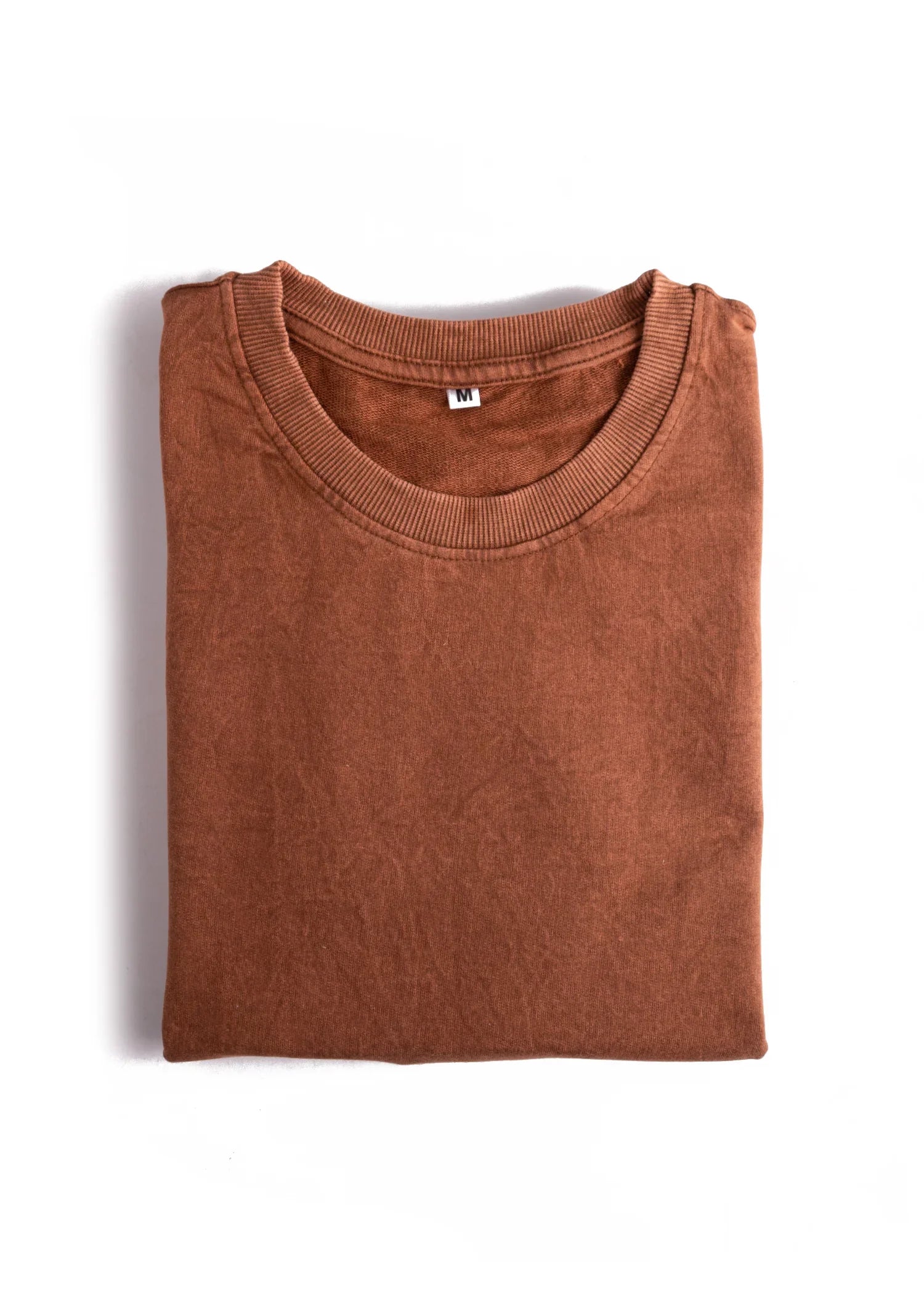 Cocoa Dust Acid Wash Oversized T-Shirt - Bellbum