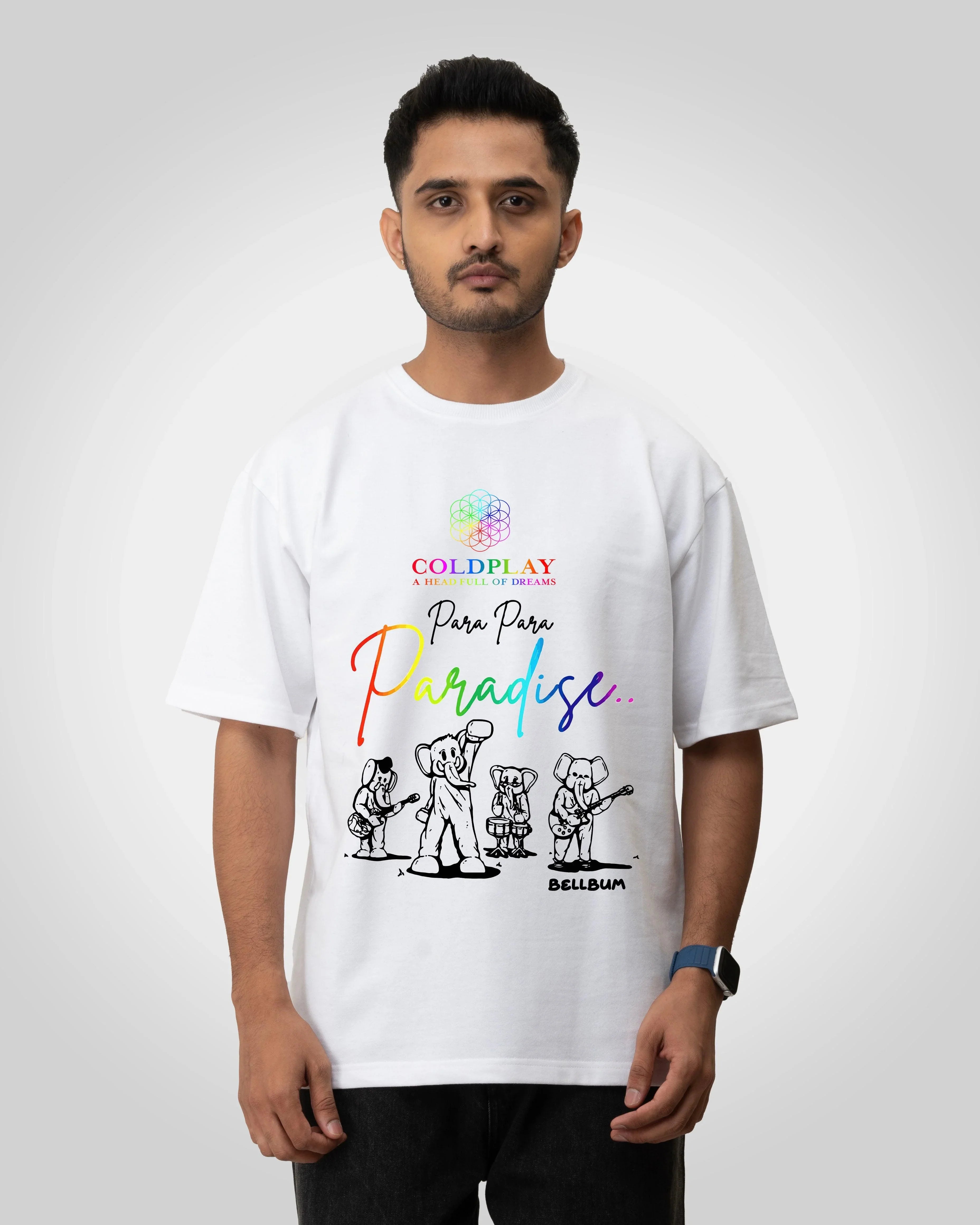 Coldplay paradise-01 Unisex t-shirt oversized t-shirt - Bellbum