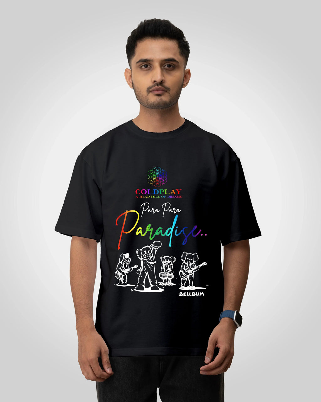 Coldplay paradise-01 Unisex t-shirt oversized t-shirt - Bellbum