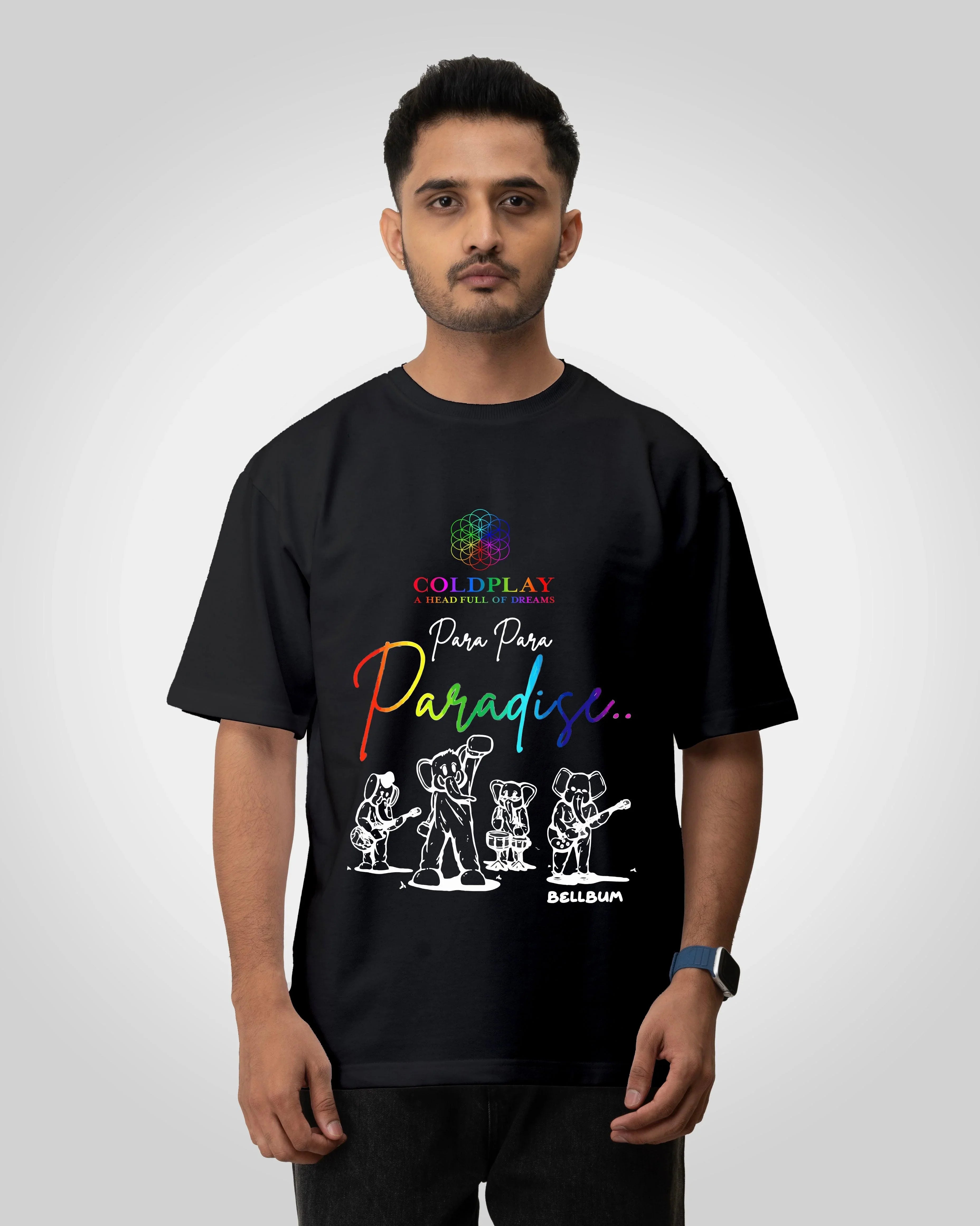 Coldplay paradise-01 Unisex t-shirt oversized t-shirt - Bellbum