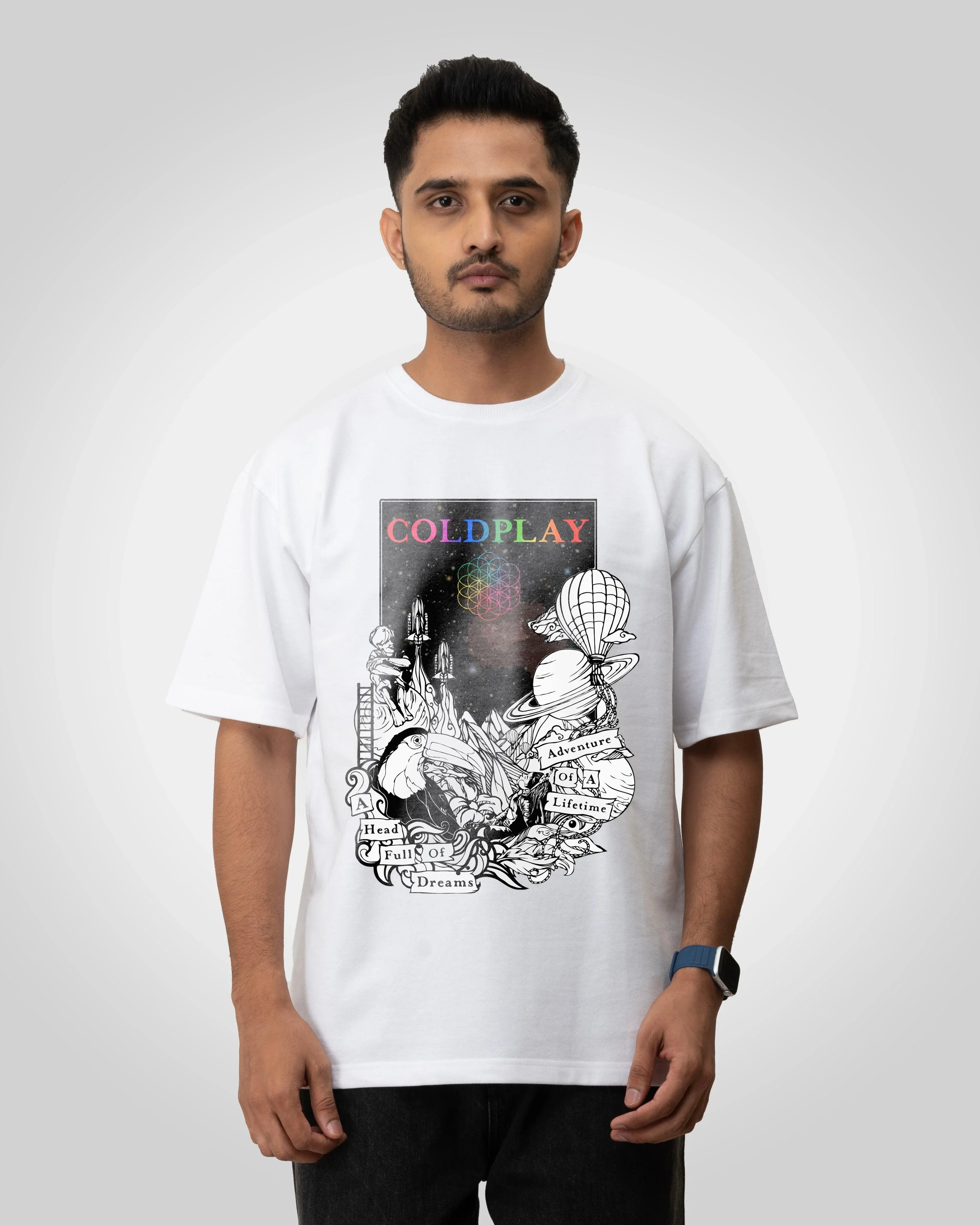 Coldplay paradise-02 Unisex t-shirt oversized t-shirt - Bellbum