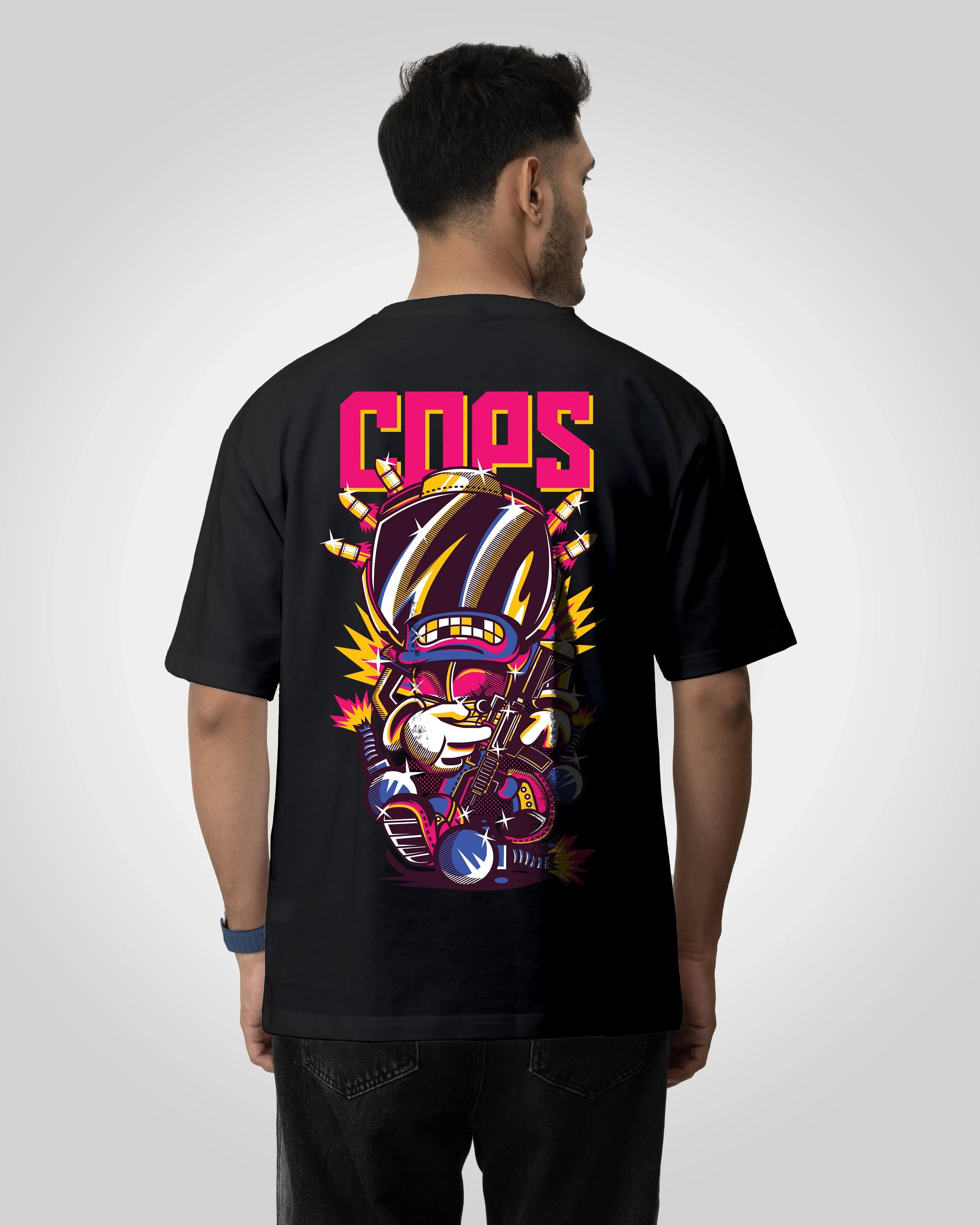 Cops Unisex t-shirt oversized t-shirt - Bellbum