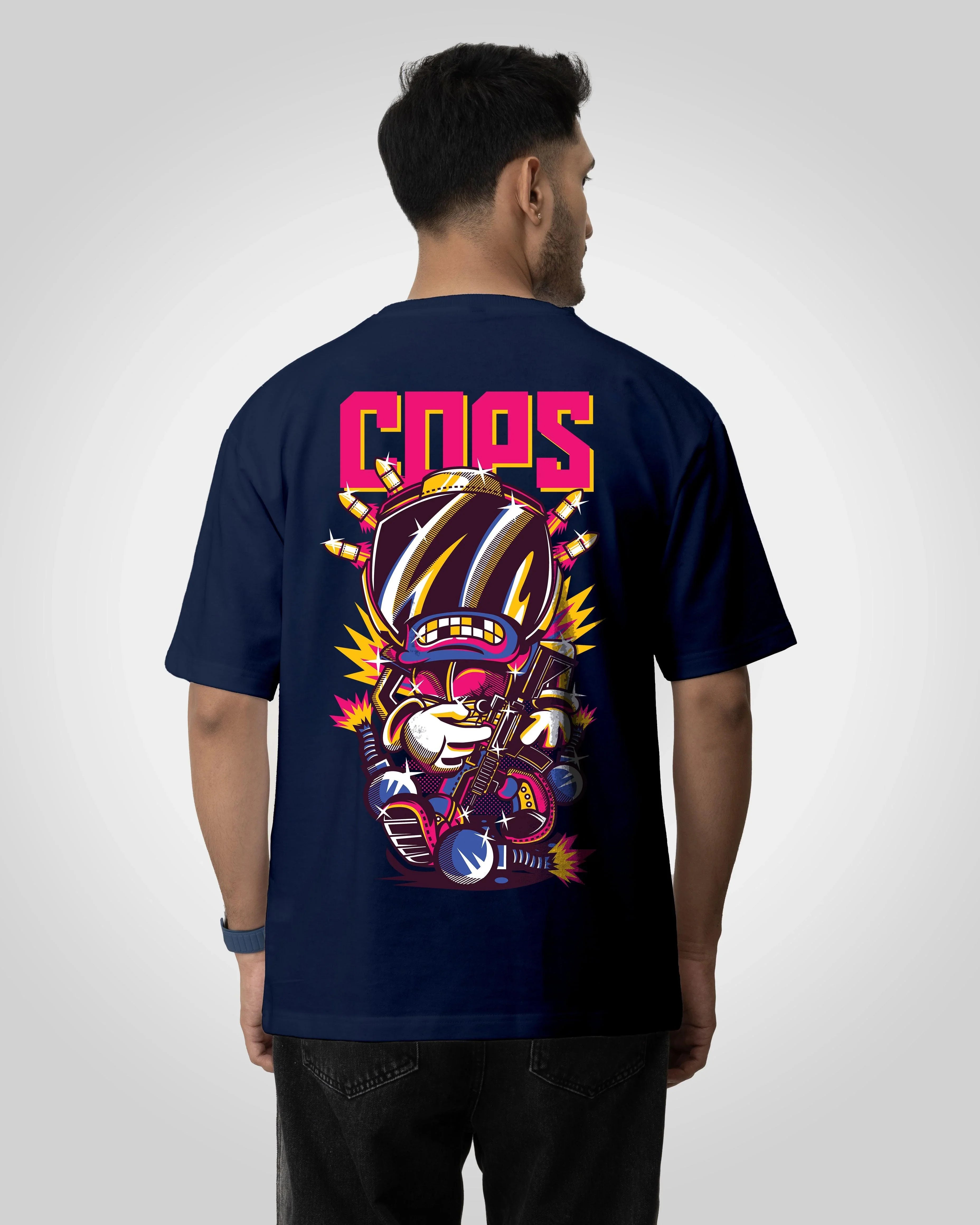 Cops Unisex t-shirt oversized t-shirt - Bellbum