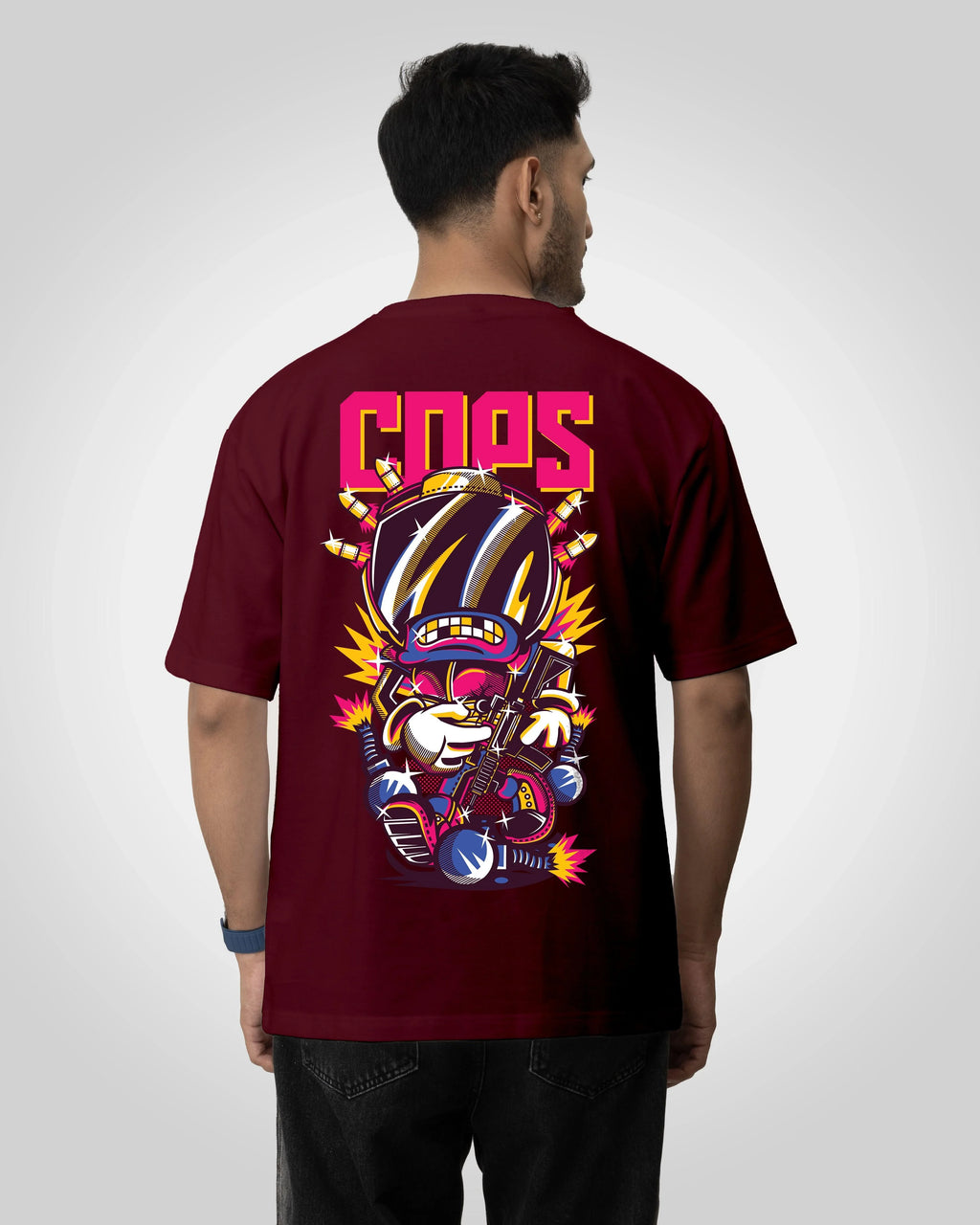Cops Unisex t-shirt oversized t-shirt - Bellbum