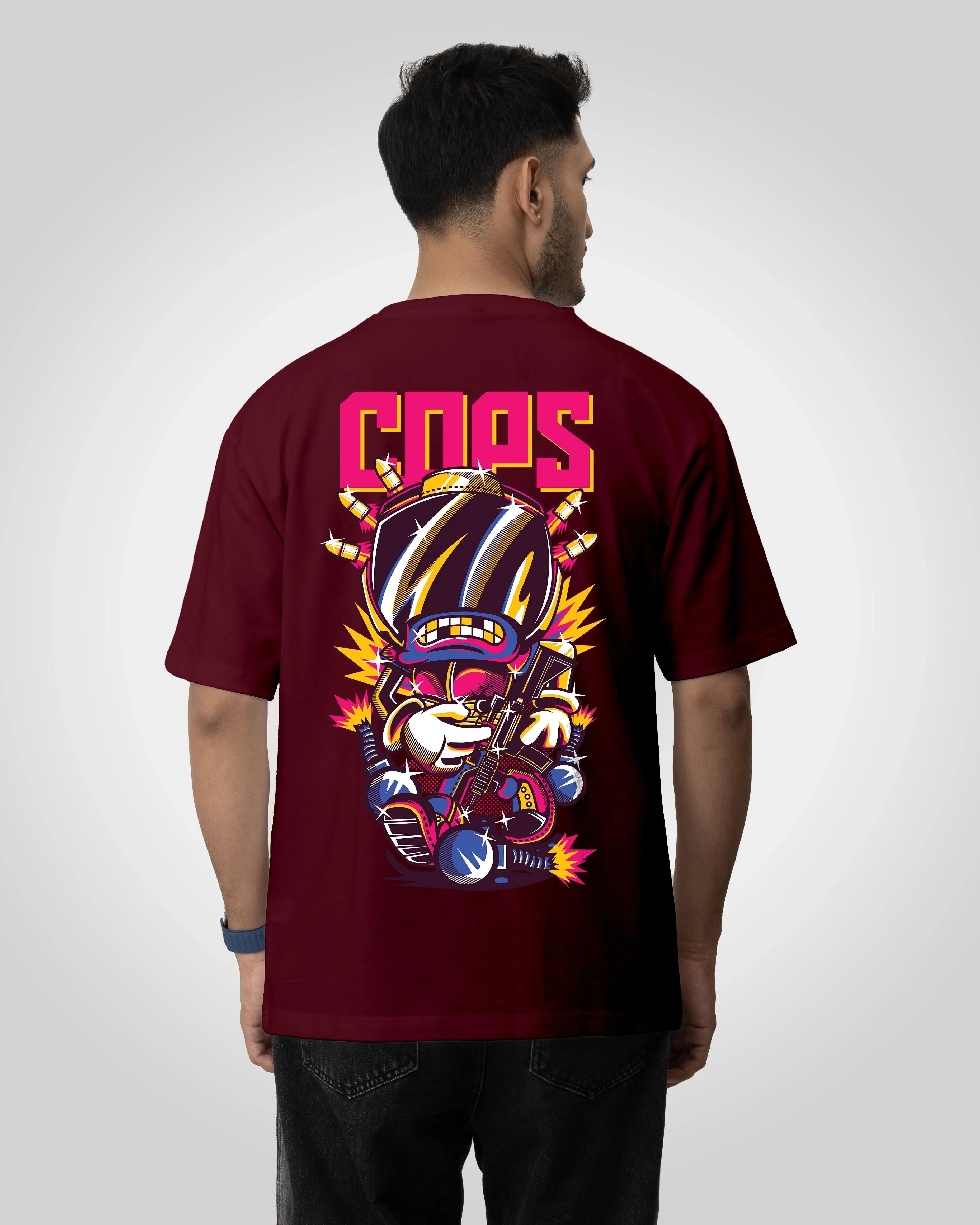 Cops Unisex t-shirt oversized t-shirt - Bellbum