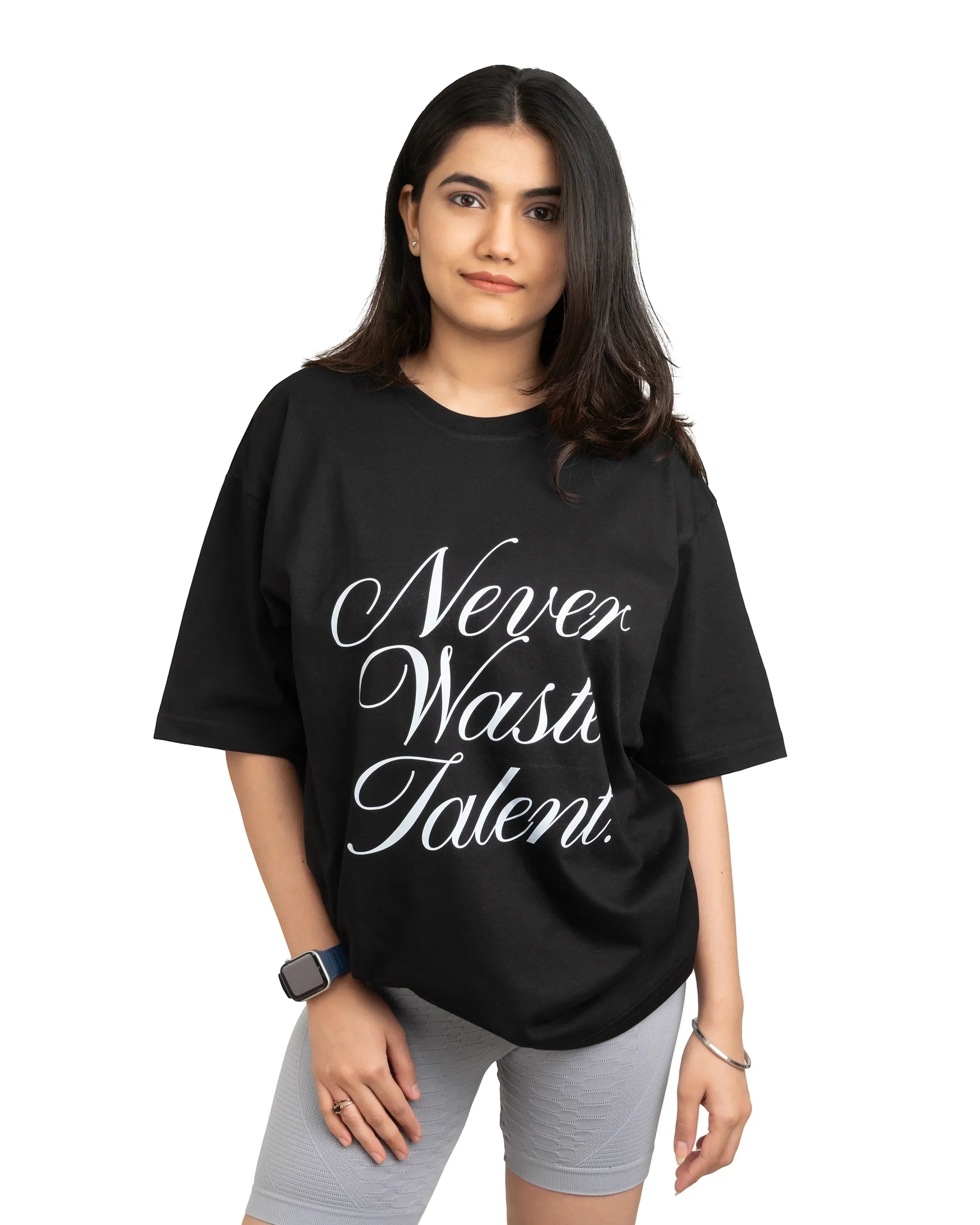 Never Waste Talent Unisex Oversize T-Shirt