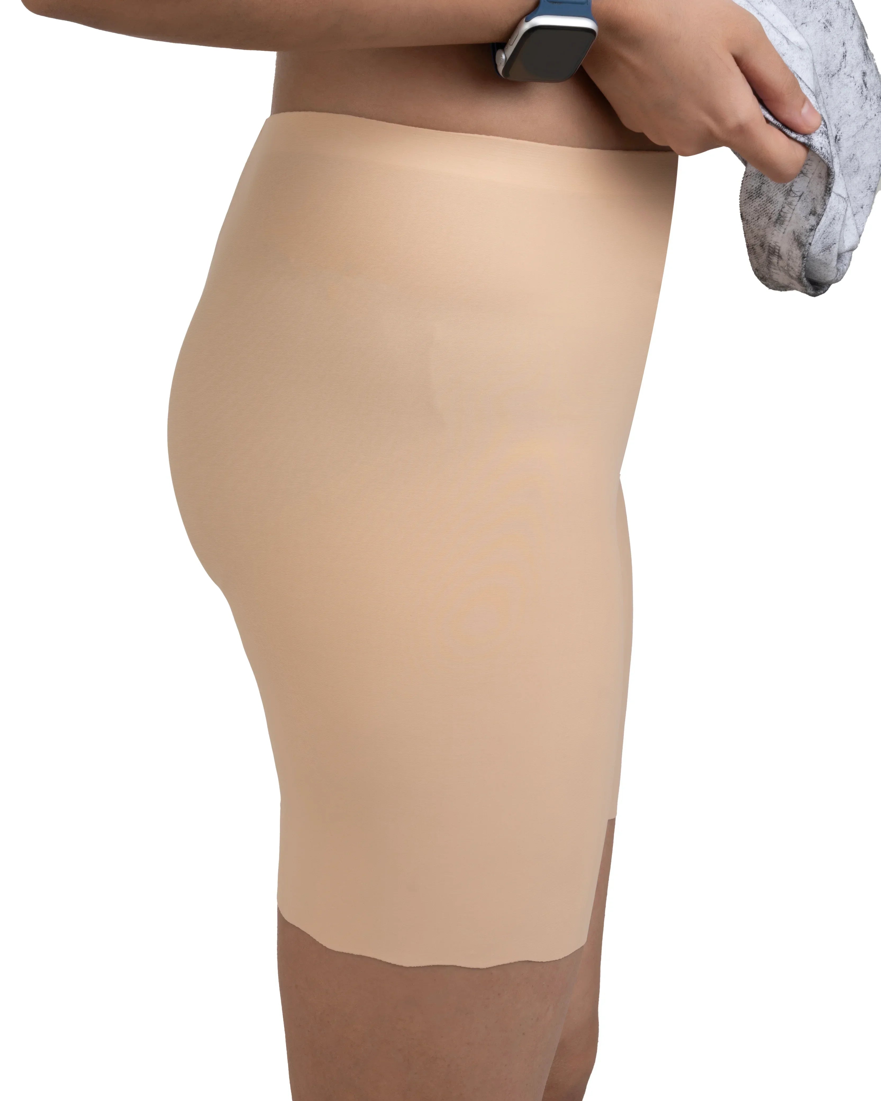 Bellbum Ice Silk Anti-Chafing Safety Shorts – Lightweight Seamless Innerwear for Women