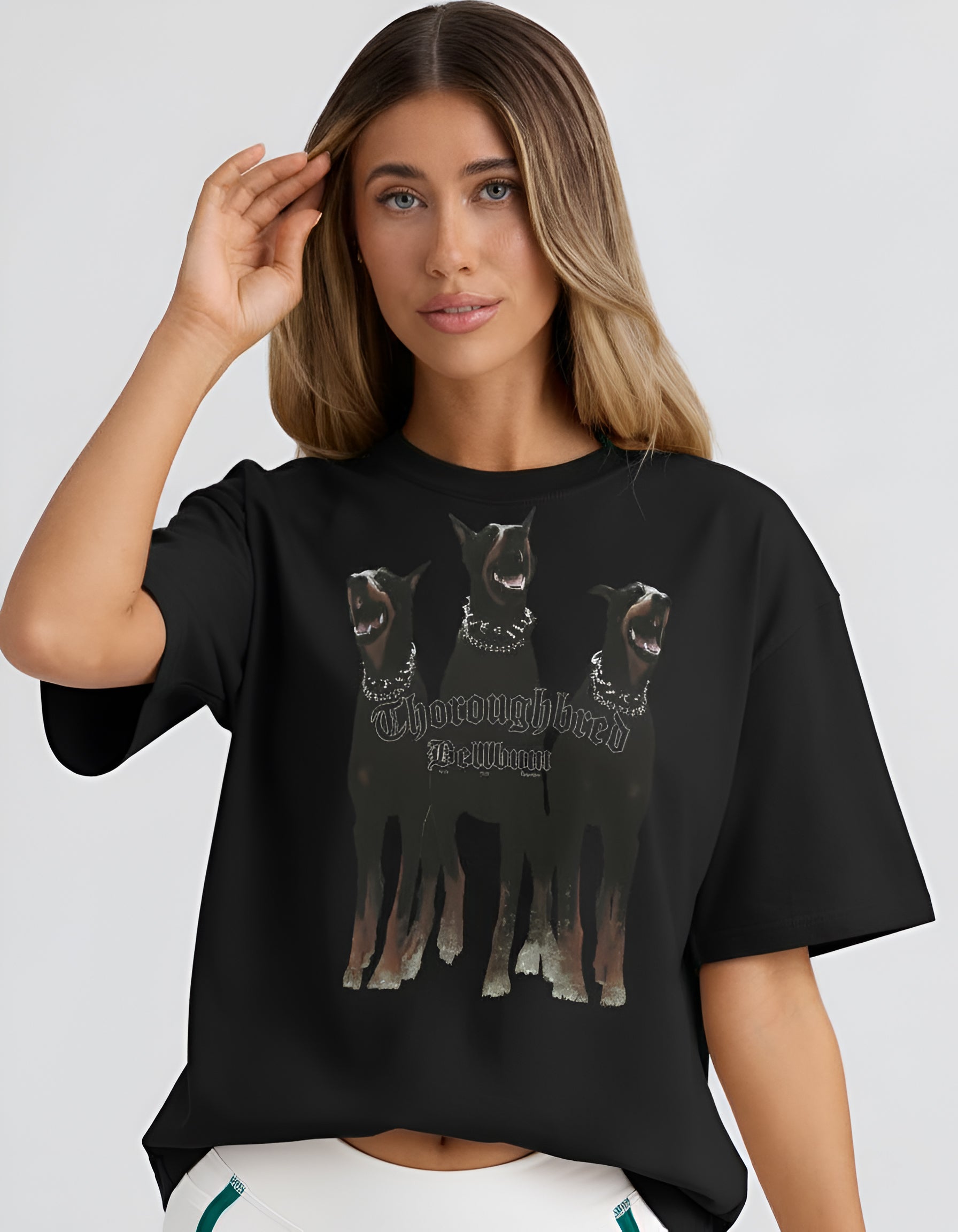Thoroughbred Oversized T-Shirt Black