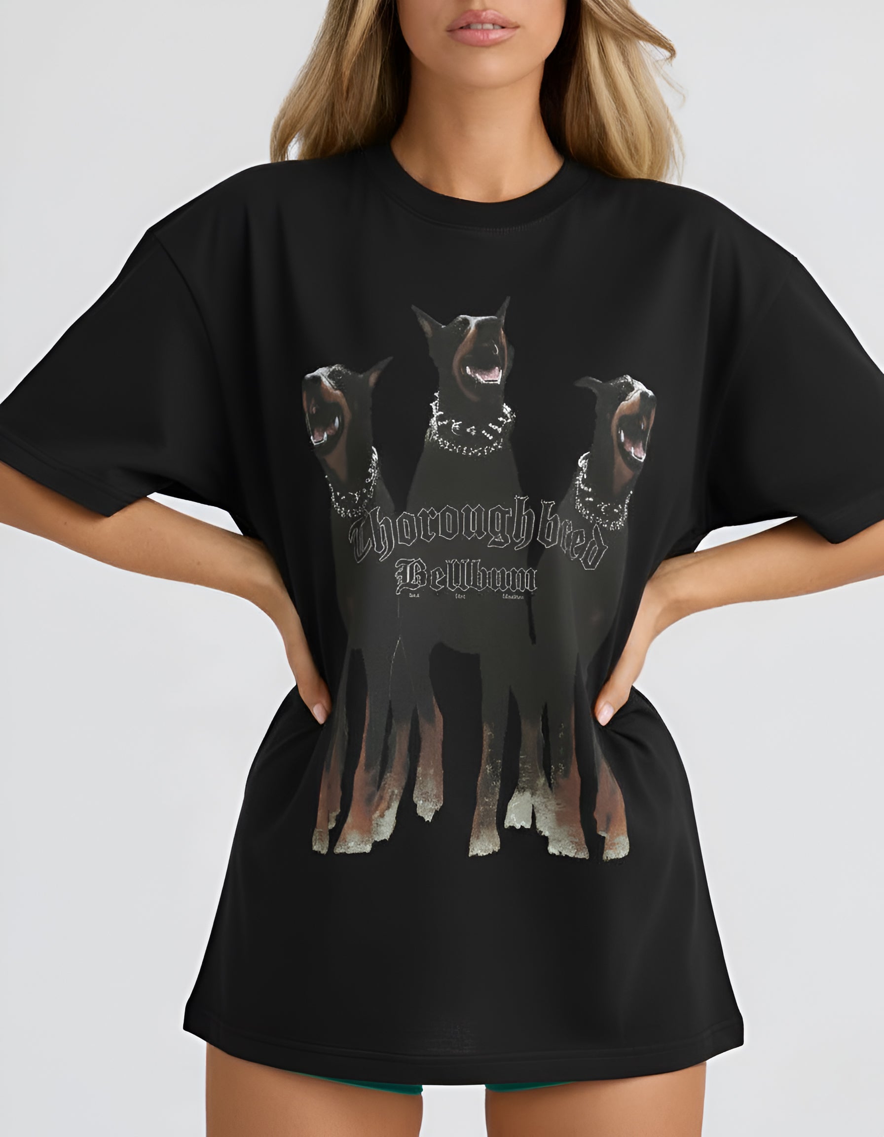 Thoroughbred Oversized T-Shirt Black