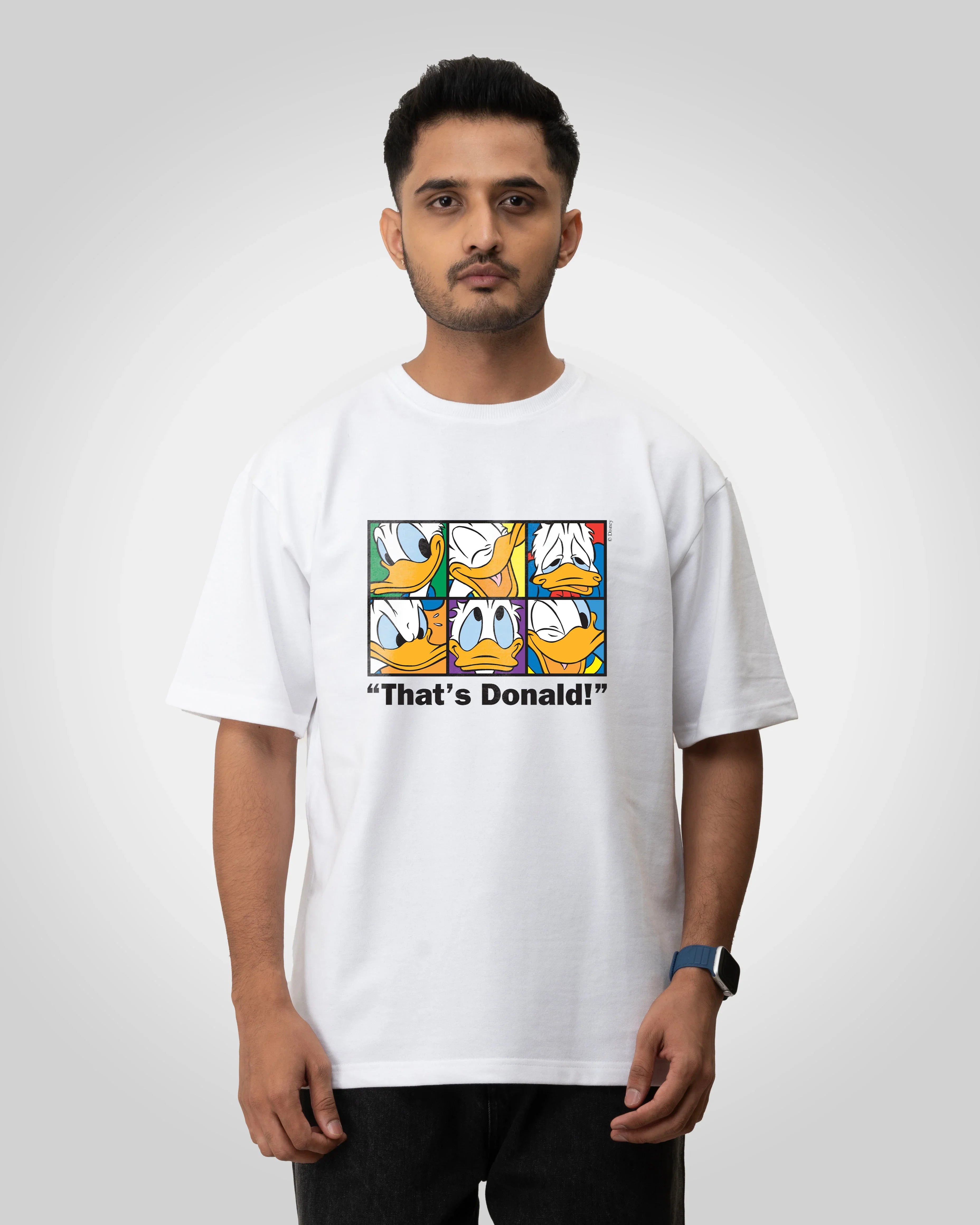 That's Donald duck Unisex t-shirt oversized t-shirt - Bellbum