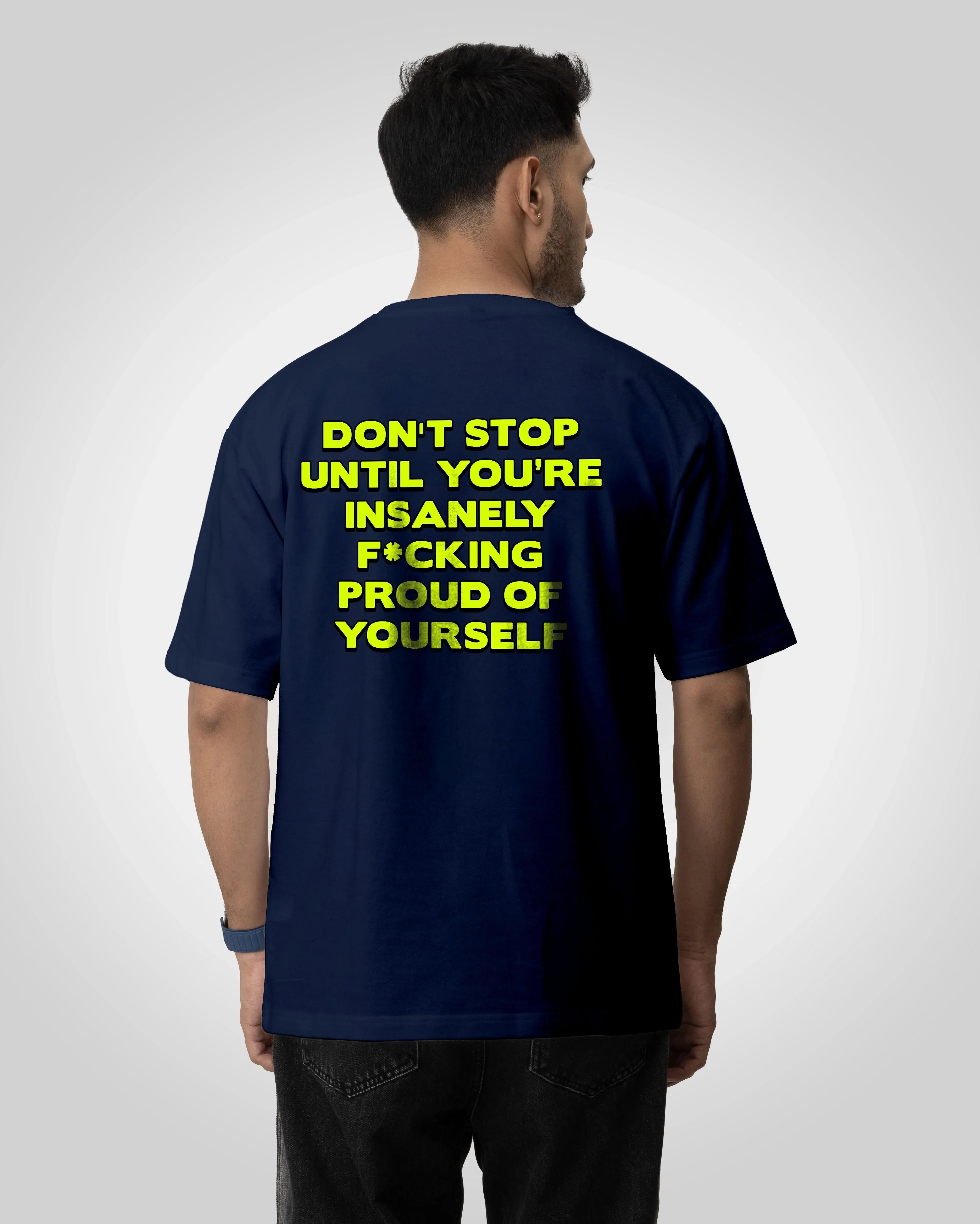 Don't stop Unisex t-shirt oversized t-shirt - Bellbum