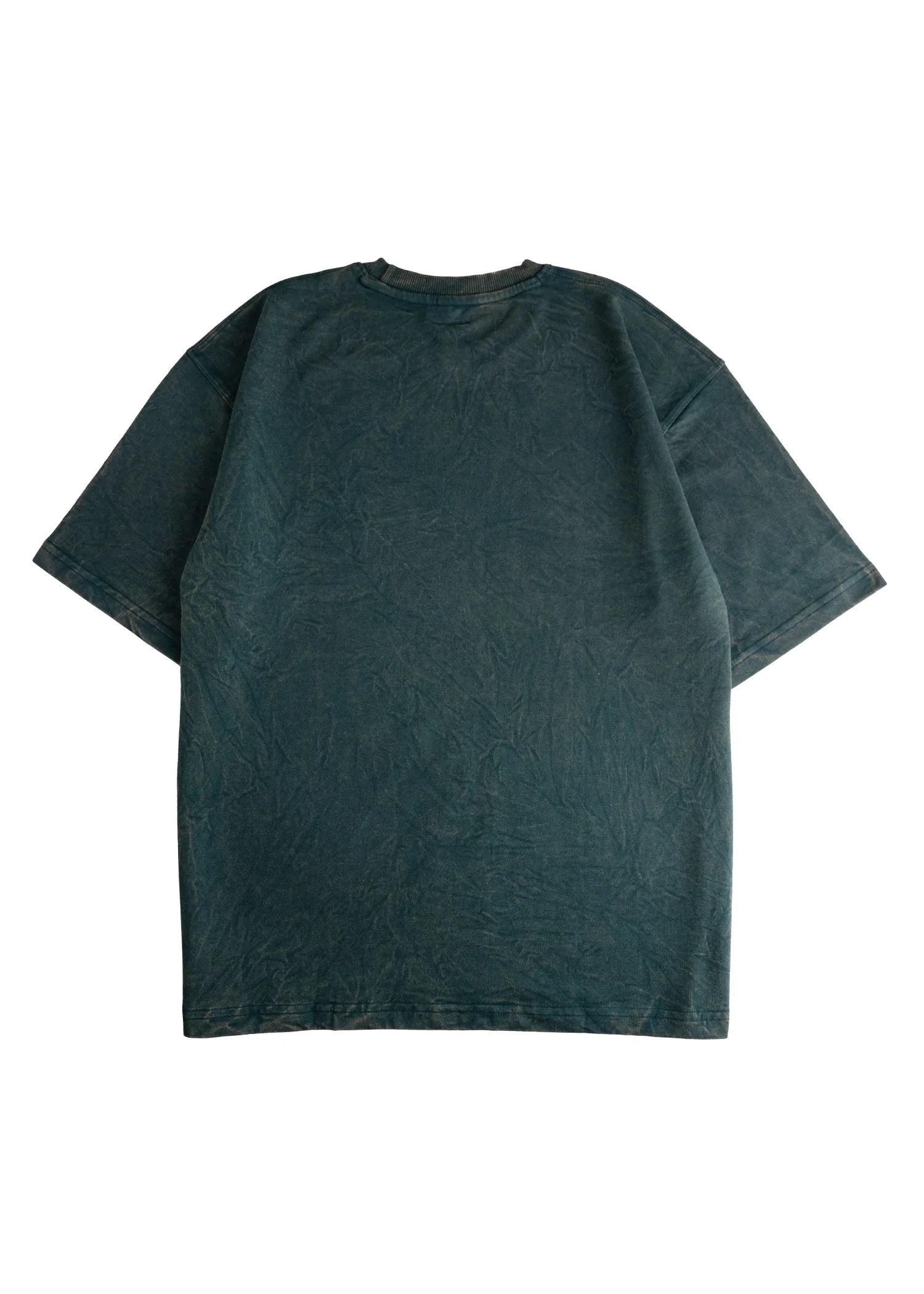 Dusk Olive Acid Wash Oversized T-Shirt - Bellbum