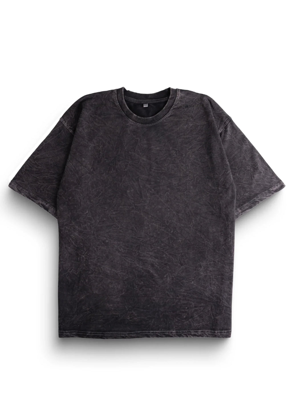 Eclipse Black Acid Wash Oversized T-Shirt - Bellbum
