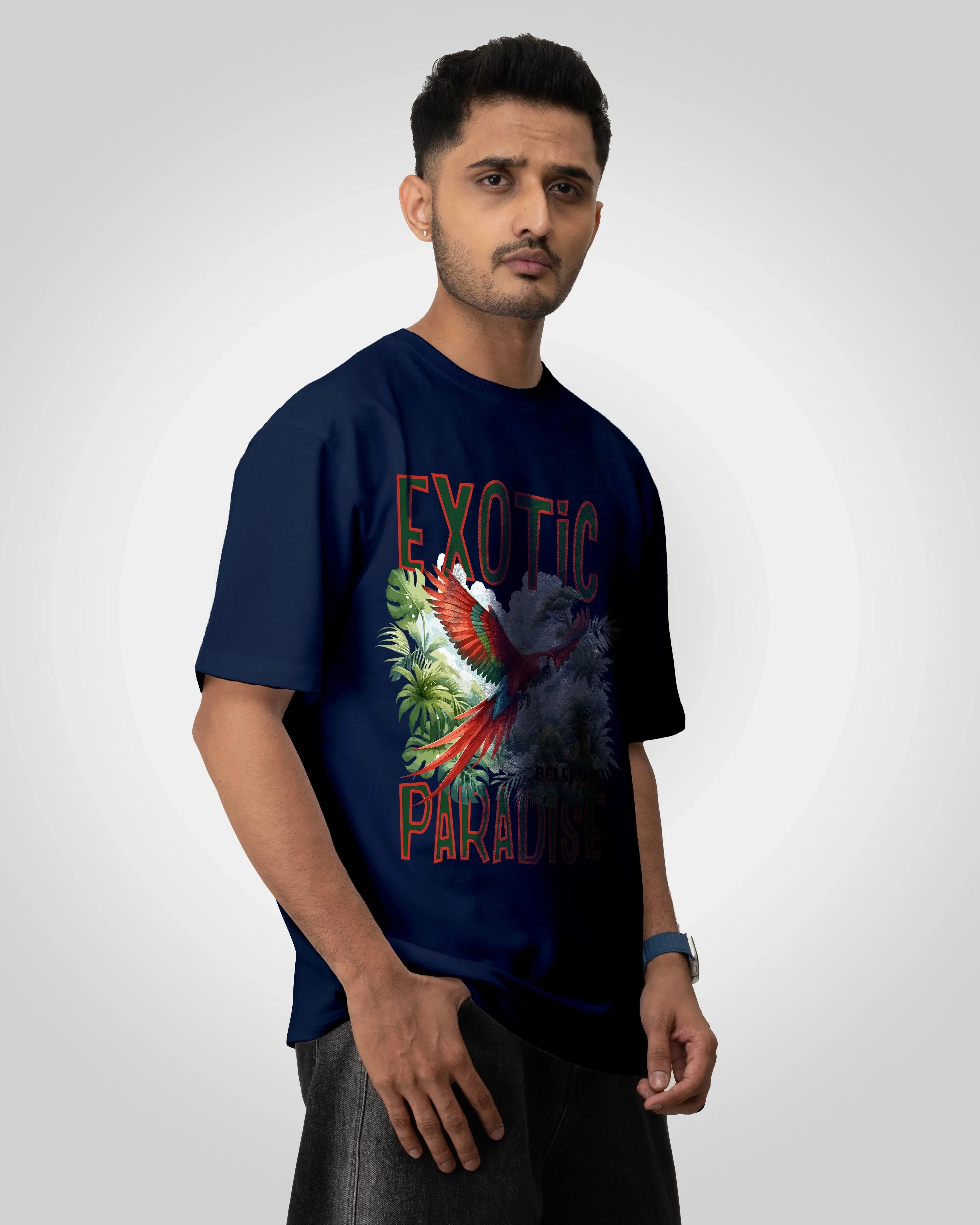 Exotic Paradise Unisex t-shirt oversized t-shirt - Bellbum