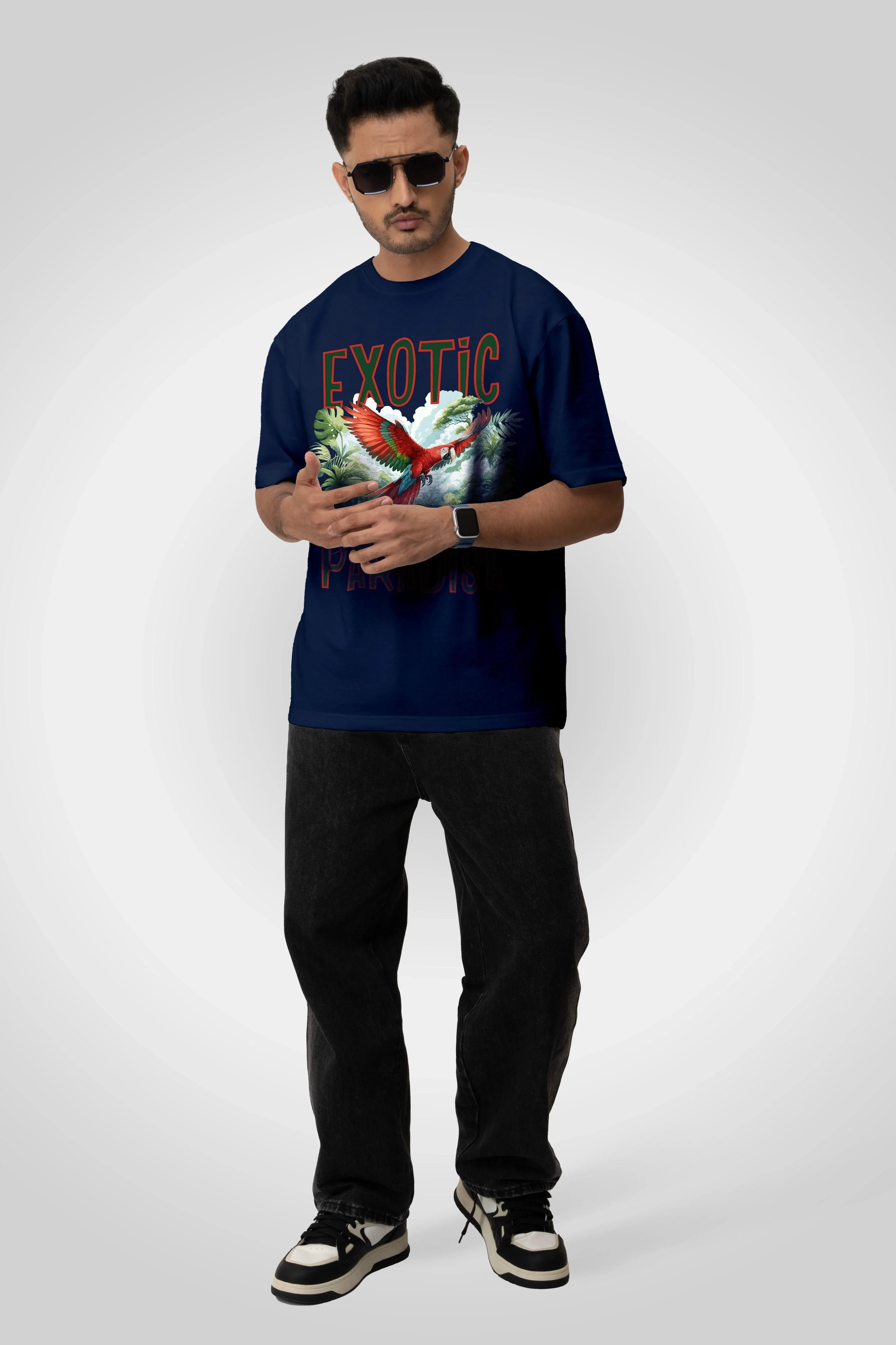 Exotic Paradise Unisex t-shirt oversized t-shirt - Bellbum