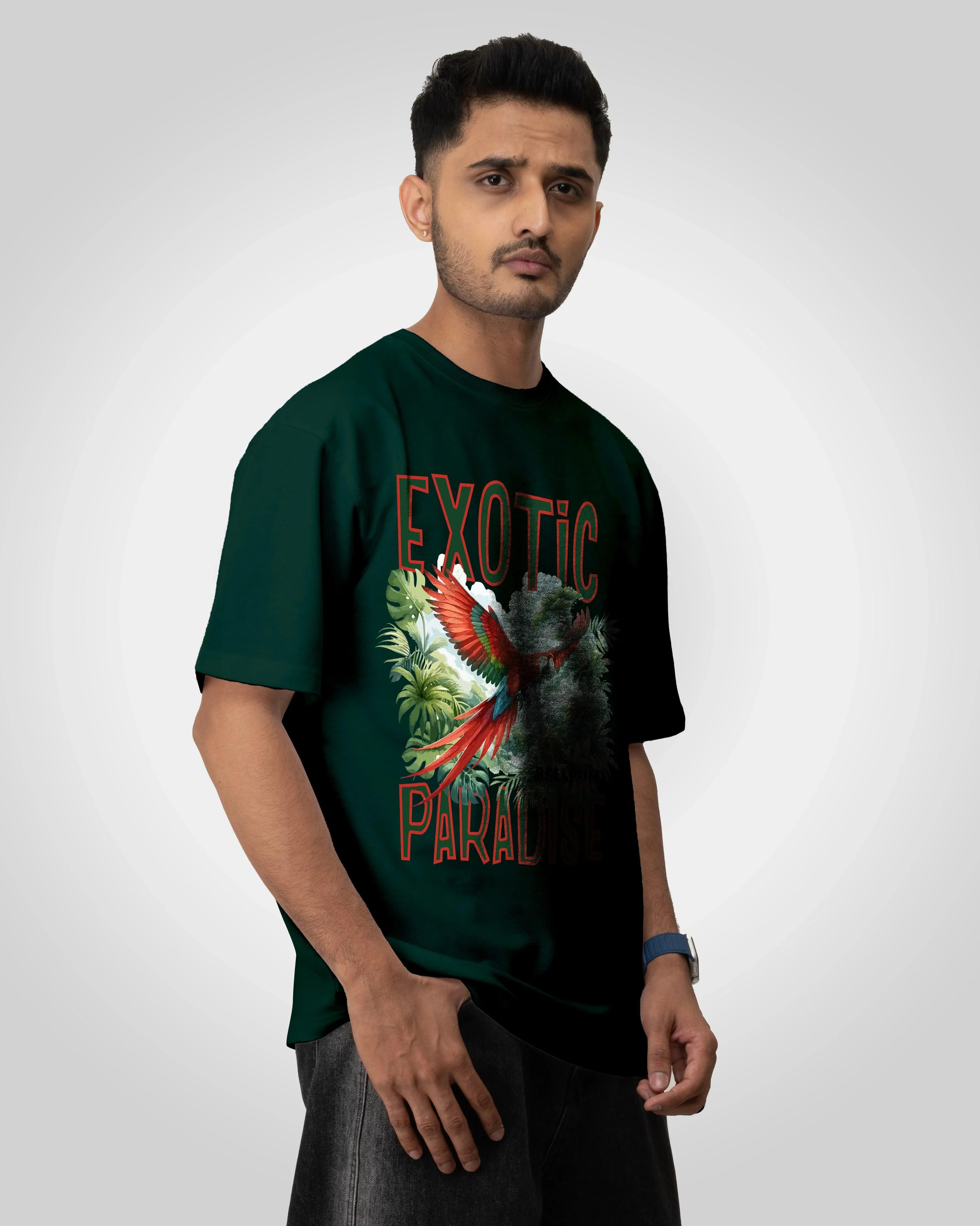 Exotic Paradise Unisex t-shirt oversized t-shirt - Bellbum