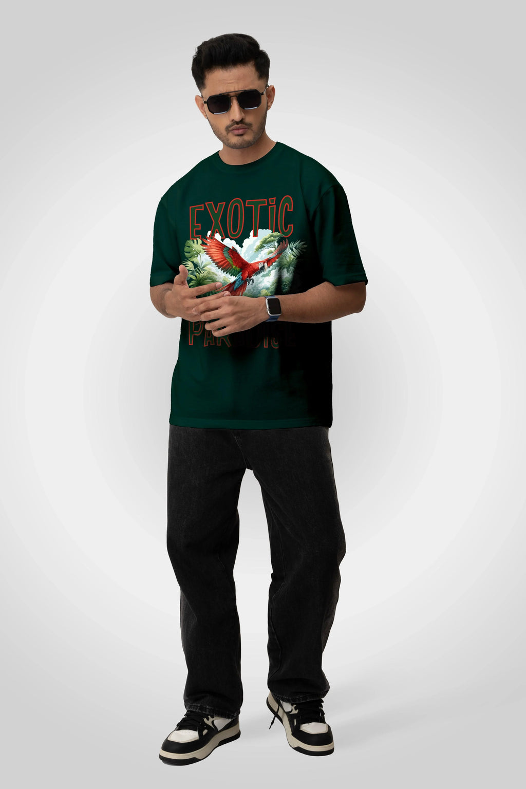 Exotic Paradise Unisex t-shirt oversized t-shirt - Bellbum