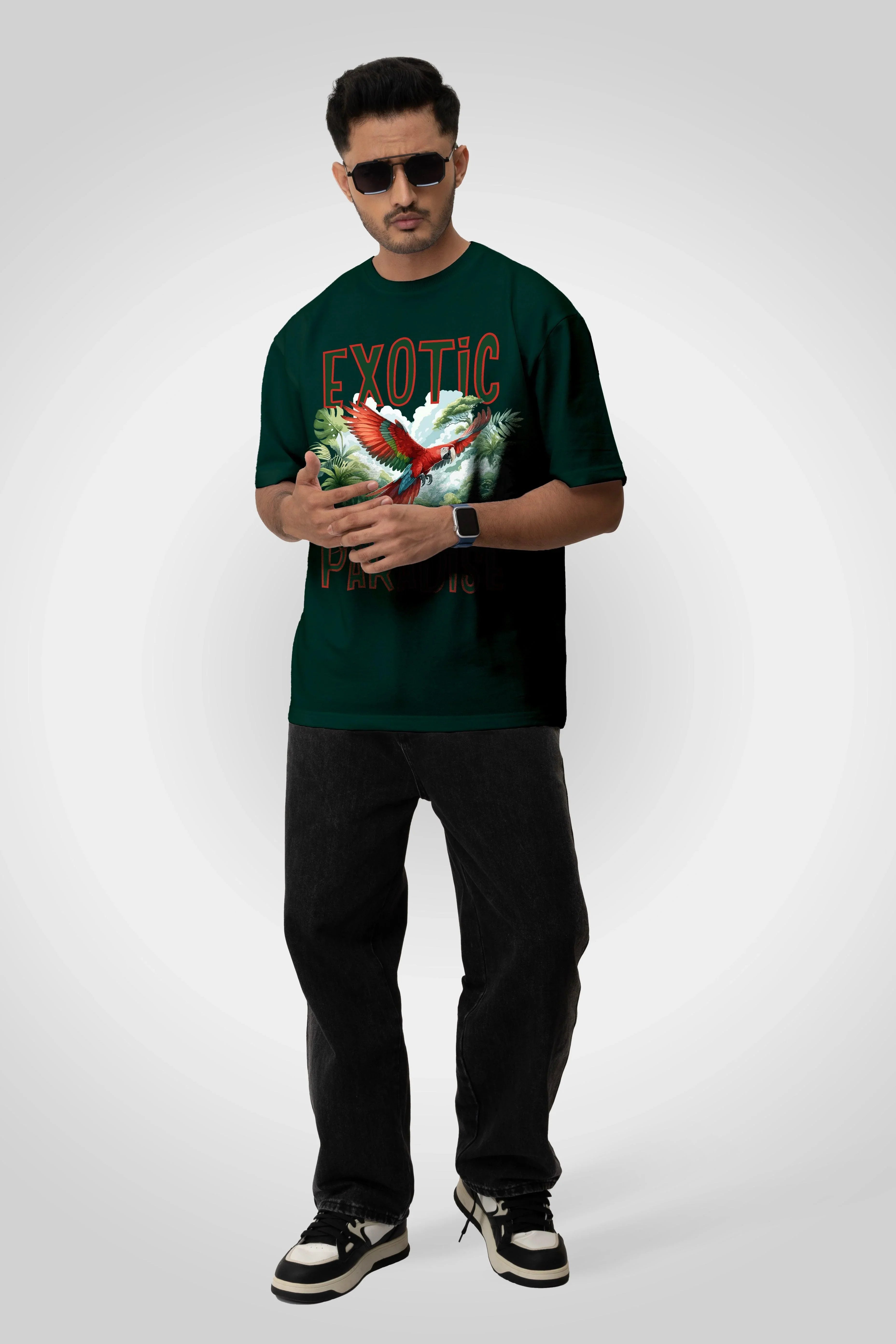 Exotic Paradise Unisex t-shirt oversized t-shirt - Bellbum