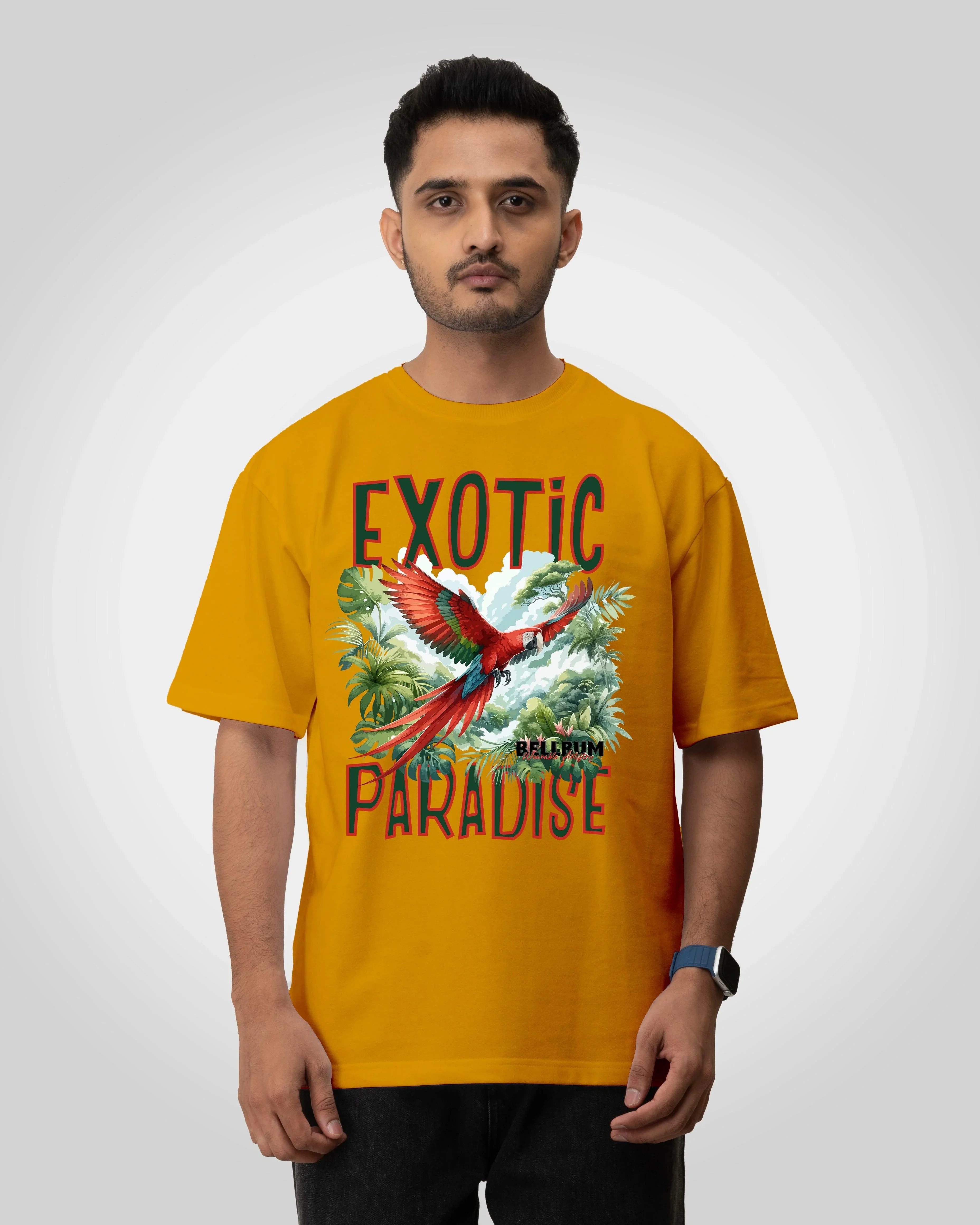 Exotic Paradise Unisex t-shirt oversized t-shirt - Bellbum