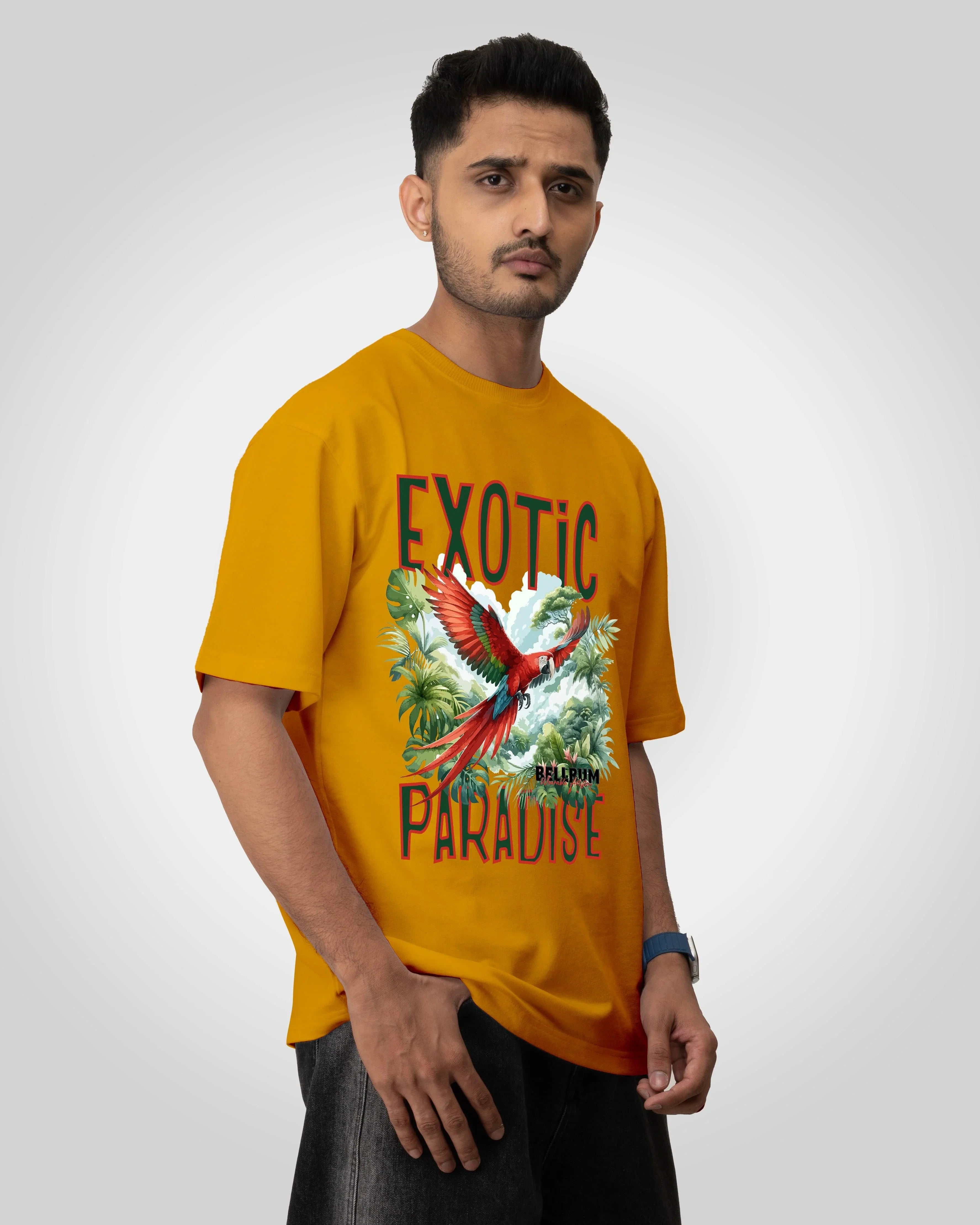 Exotic Paradise Unisex t-shirt oversized t-shirt - Bellbum