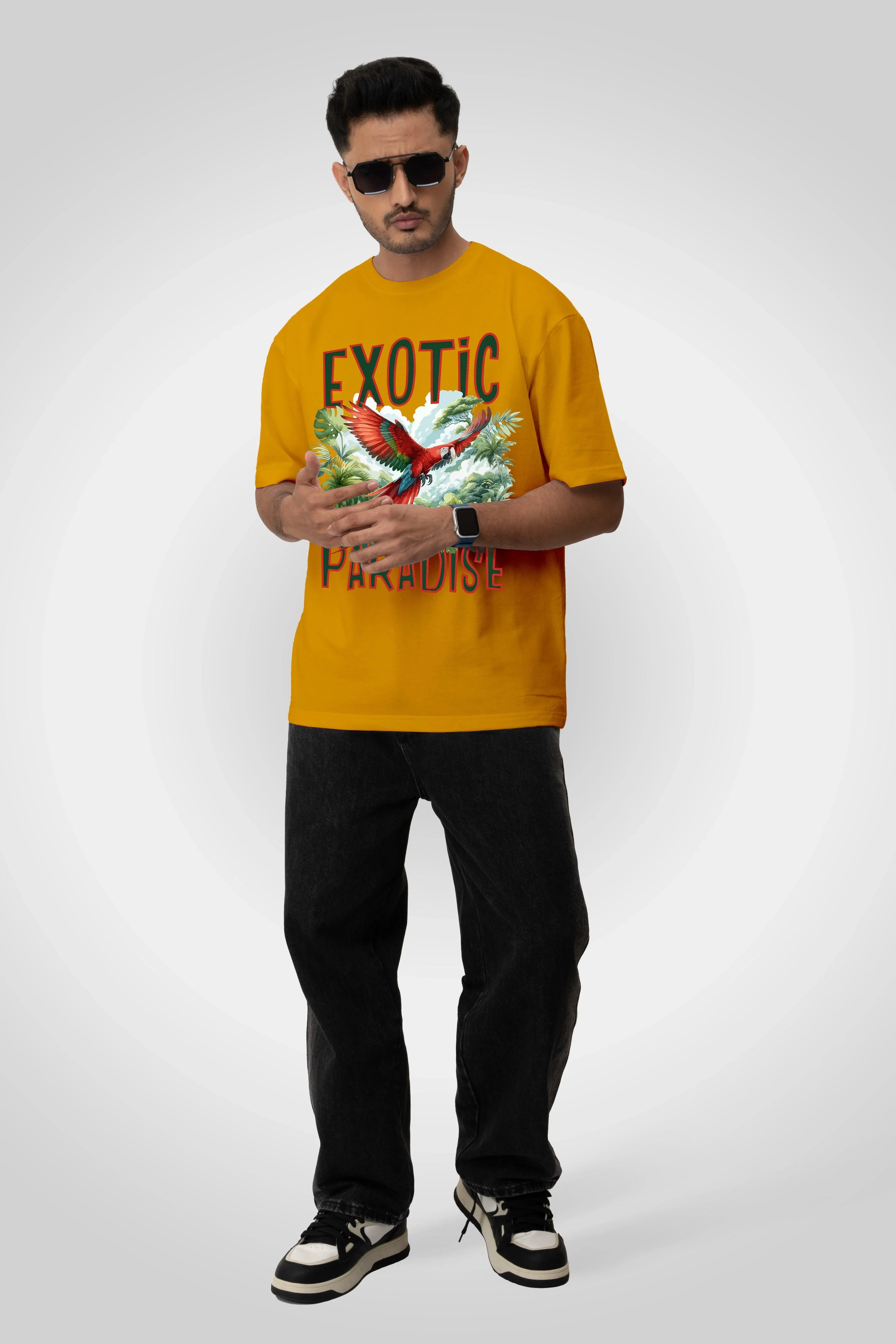 Exotic Paradise Unisex t-shirt oversized t-shirt - Bellbum