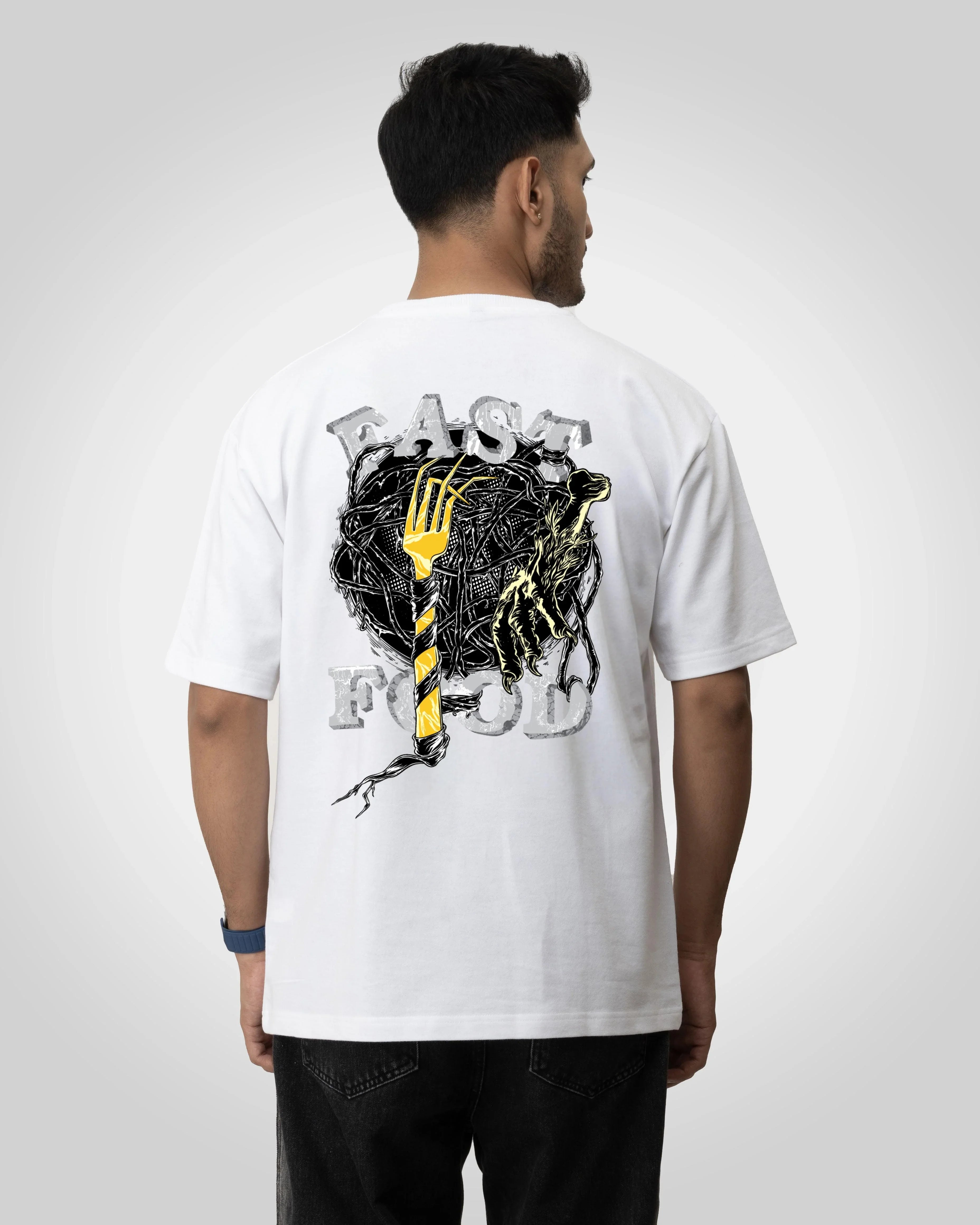 Fast Food kills t-shirt oversized t-shirt - Bellbum