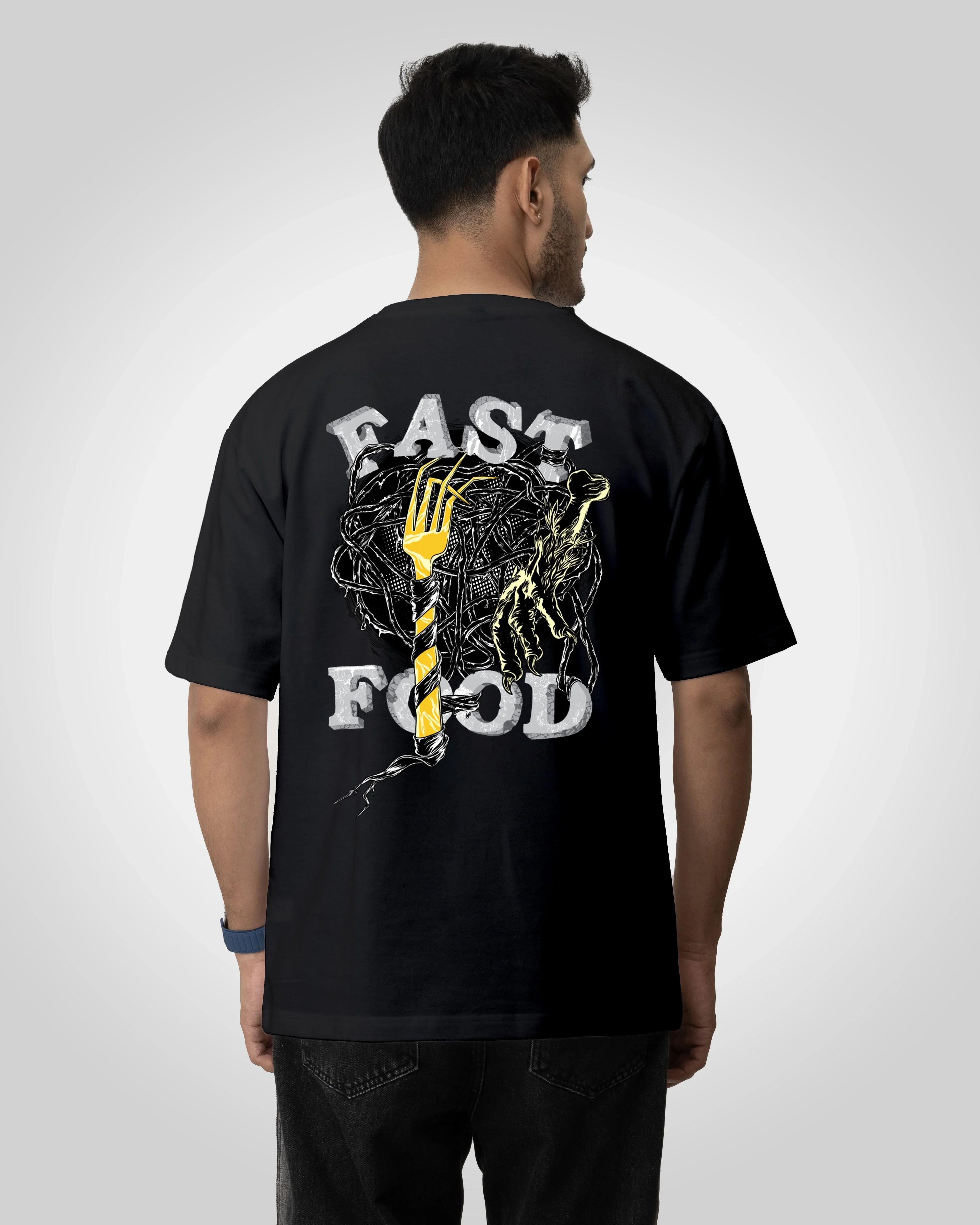 Fast Food kills t-shirt oversized t-shirt - Bellbum