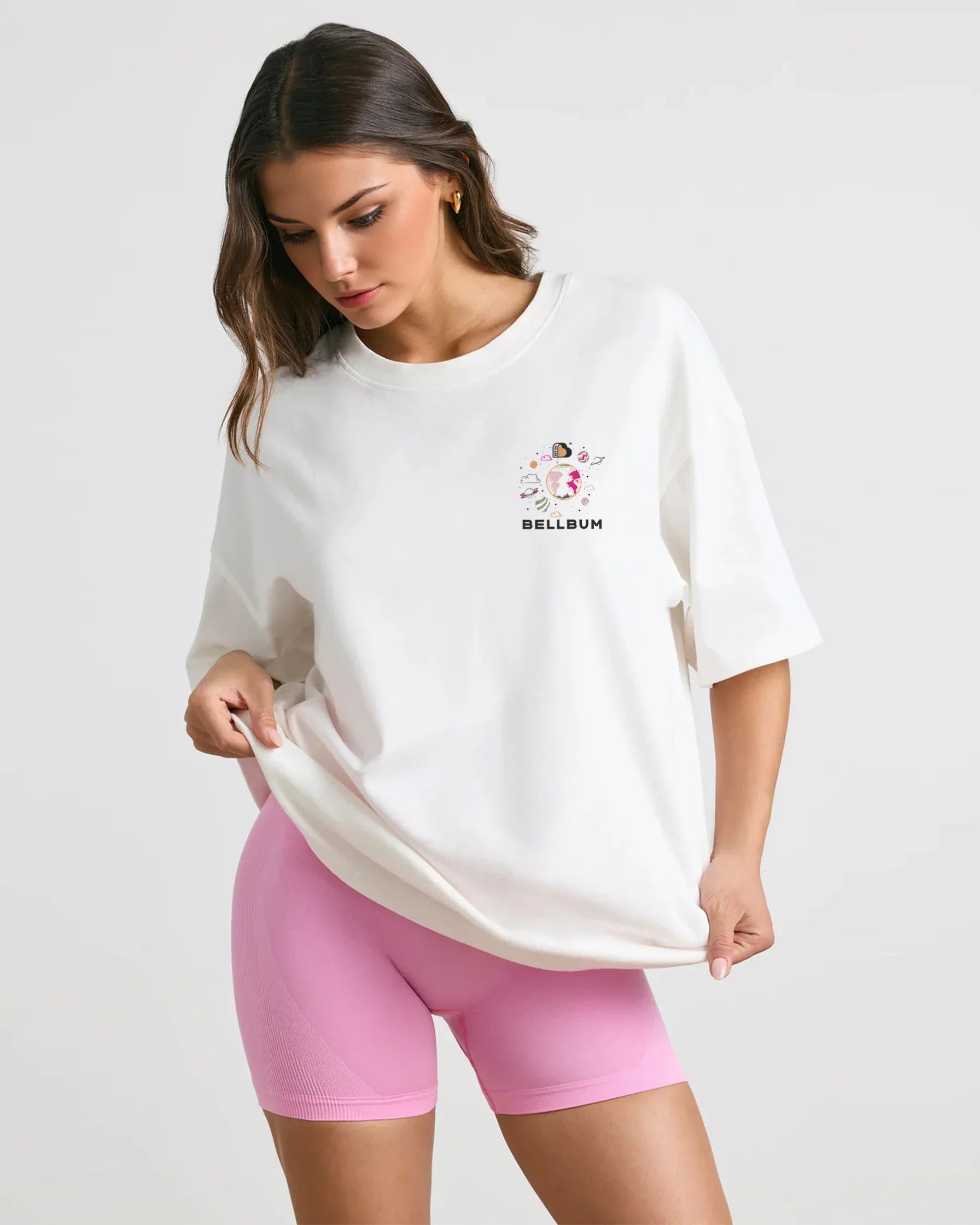 Floating Rock Vibe Check Oversized Unisex T-Shirt - Bellbum
