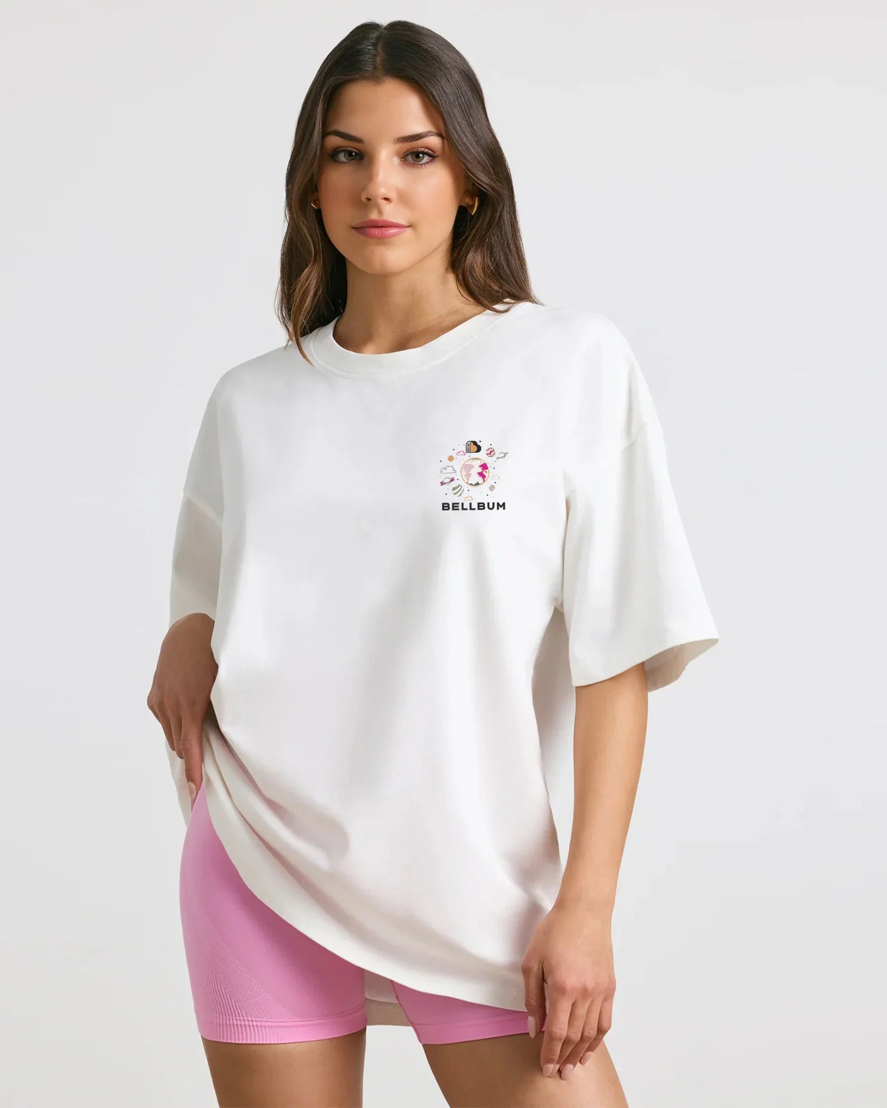Floating Rock Vibe Check Oversized Unisex T-Shirt - Bellbum