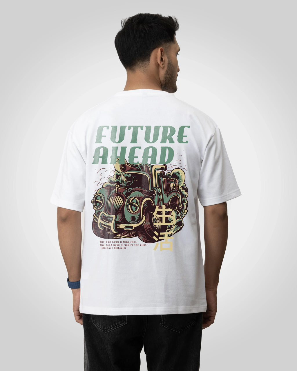 Future Ahead Unisex t-shirt oversized t-shirt - Bellbum