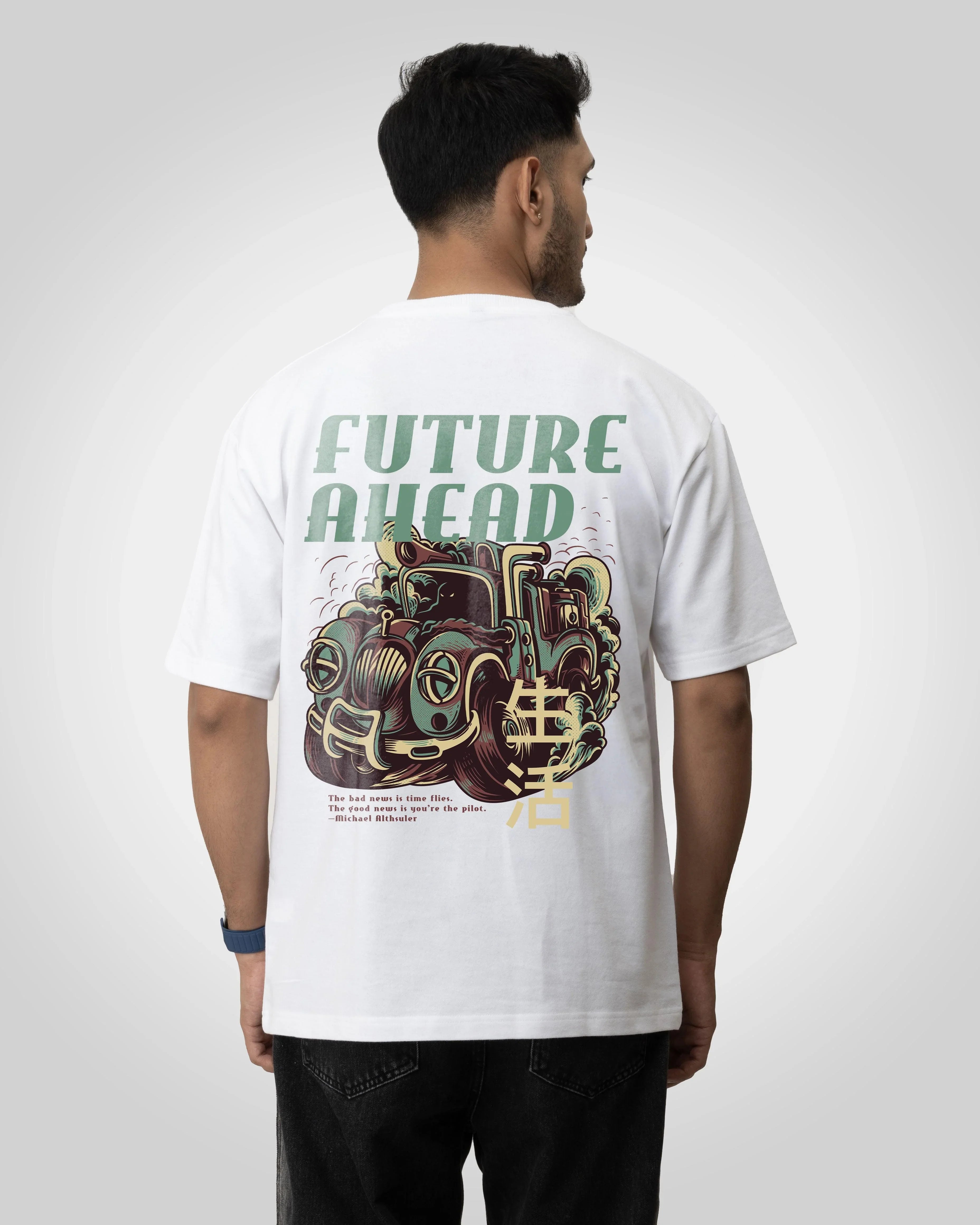 Future Ahead Unisex t-shirt oversized t-shirt - Bellbum