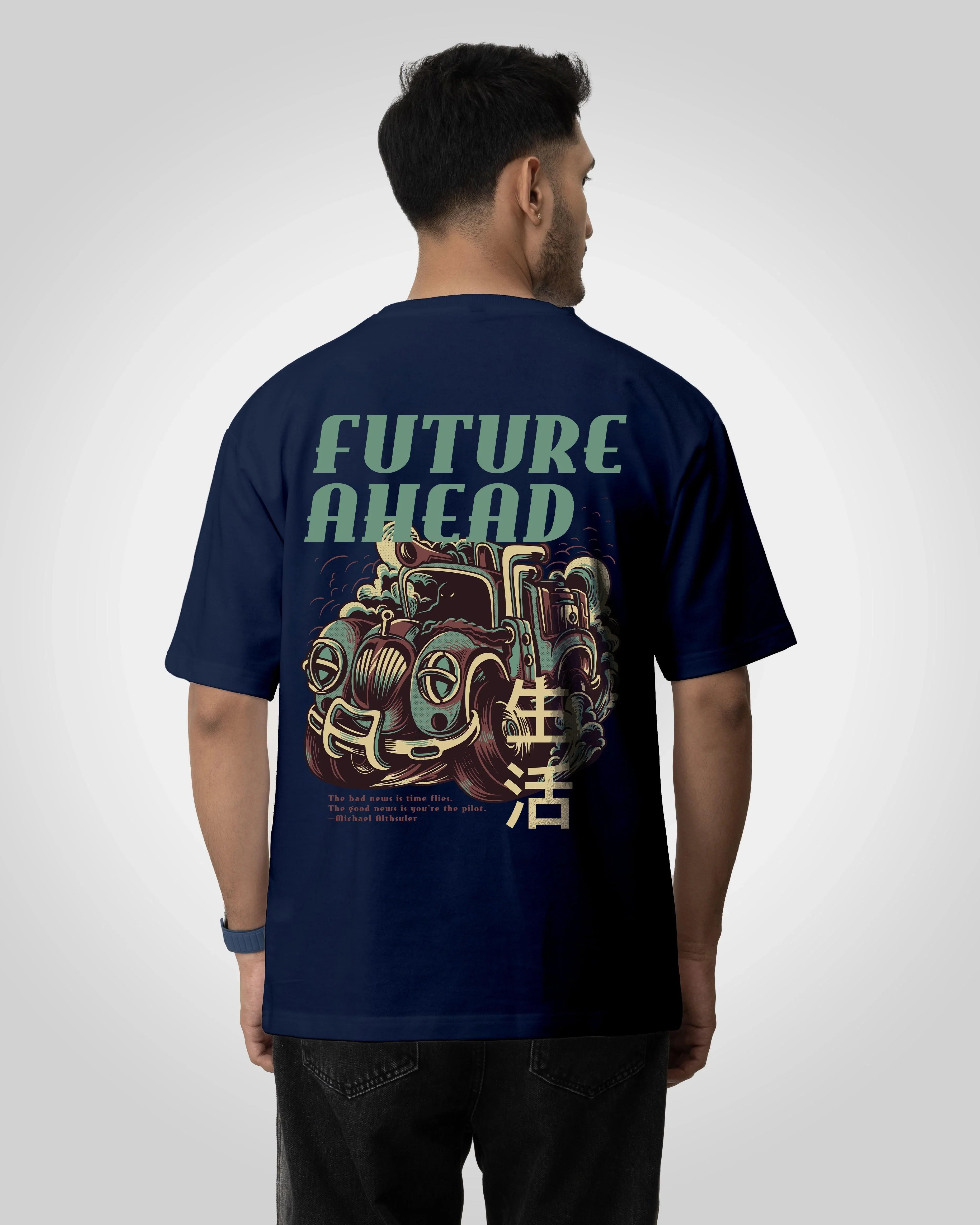 Future Ahead Unisex t-shirt oversized t-shirt - Bellbum