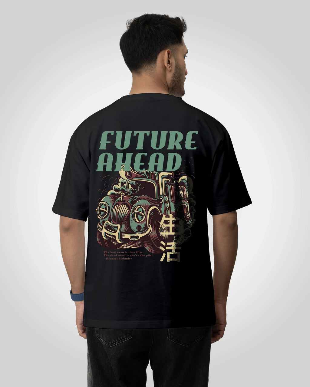 Future Ahead Unisex t-shirt oversized t-shirt - Bellbum
