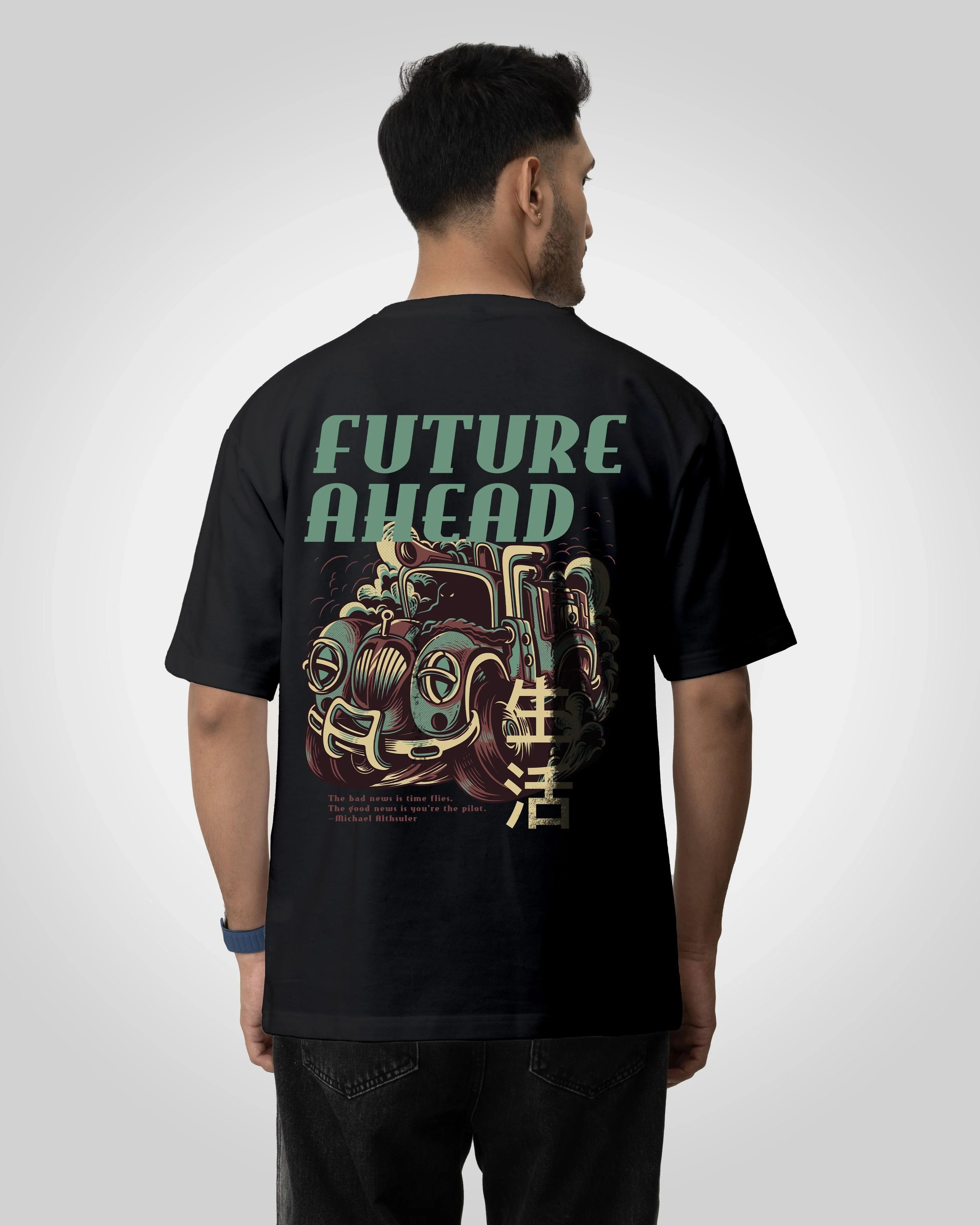Future Ahead Unisex t-shirt oversized t-shirt - Bellbum