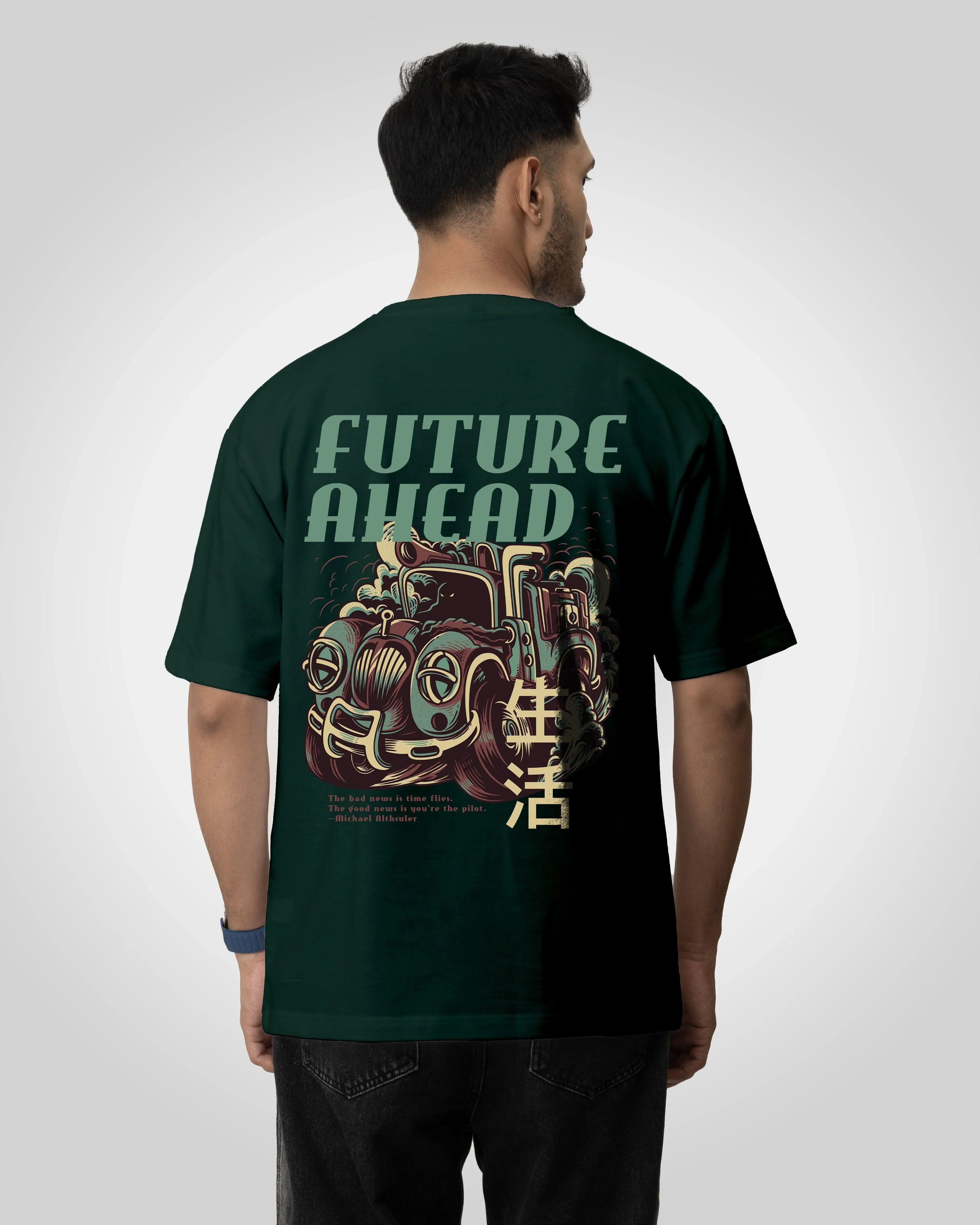 Future Ahead Unisex t-shirt oversized t-shirt - Bellbum