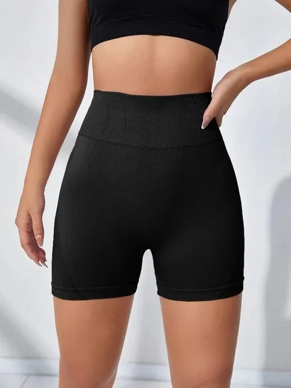 Bellbum Yoga Shorts Black Spandex - Bellbum